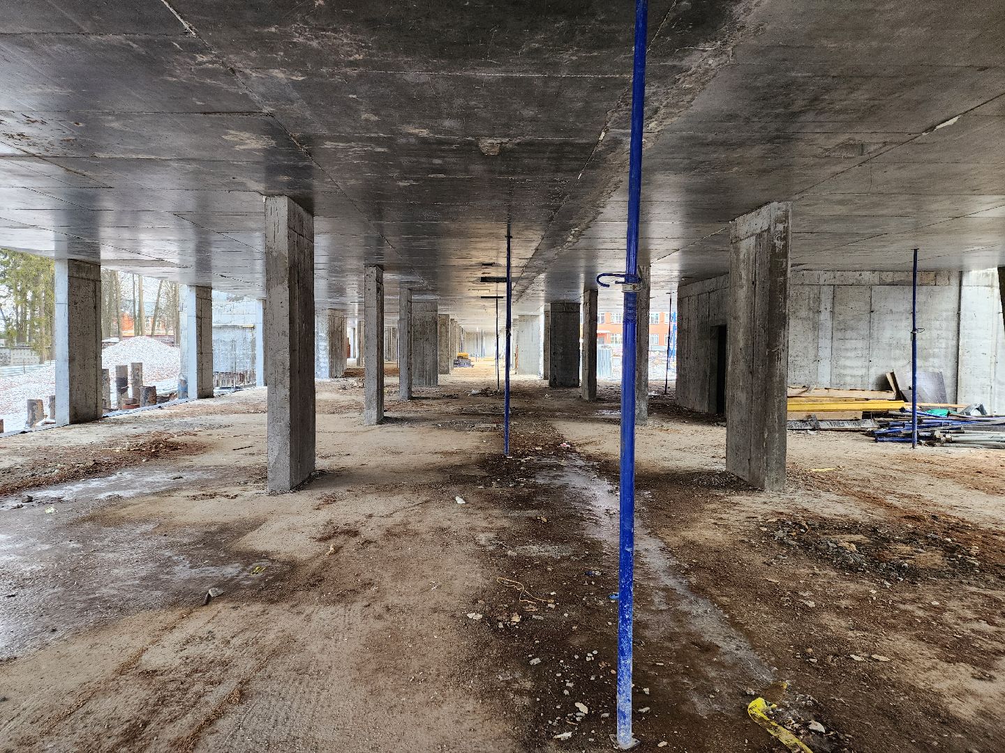 Чехов, поселок Мещерское, психбольница, новый лечебный корпус, строительство, реконструкция, опалубка, вертикалка,