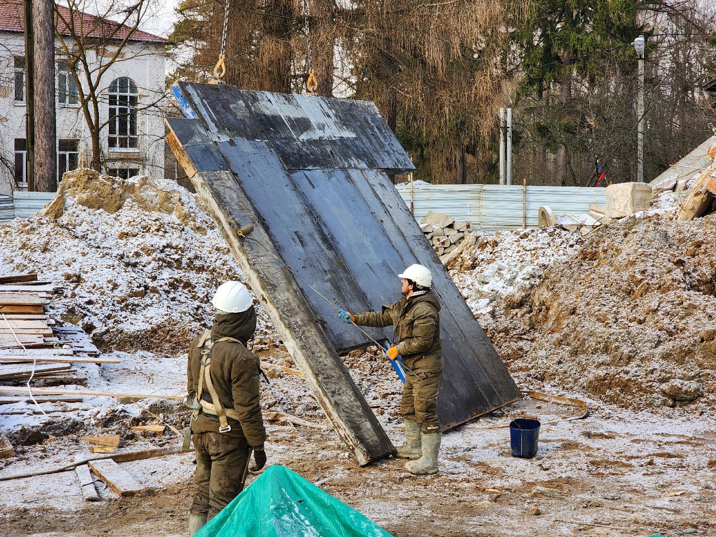 Чехов, поселок Мещерское, психбольница, новый лечебный корпус, строительство, реконструкция, опалубка, вертикалка,