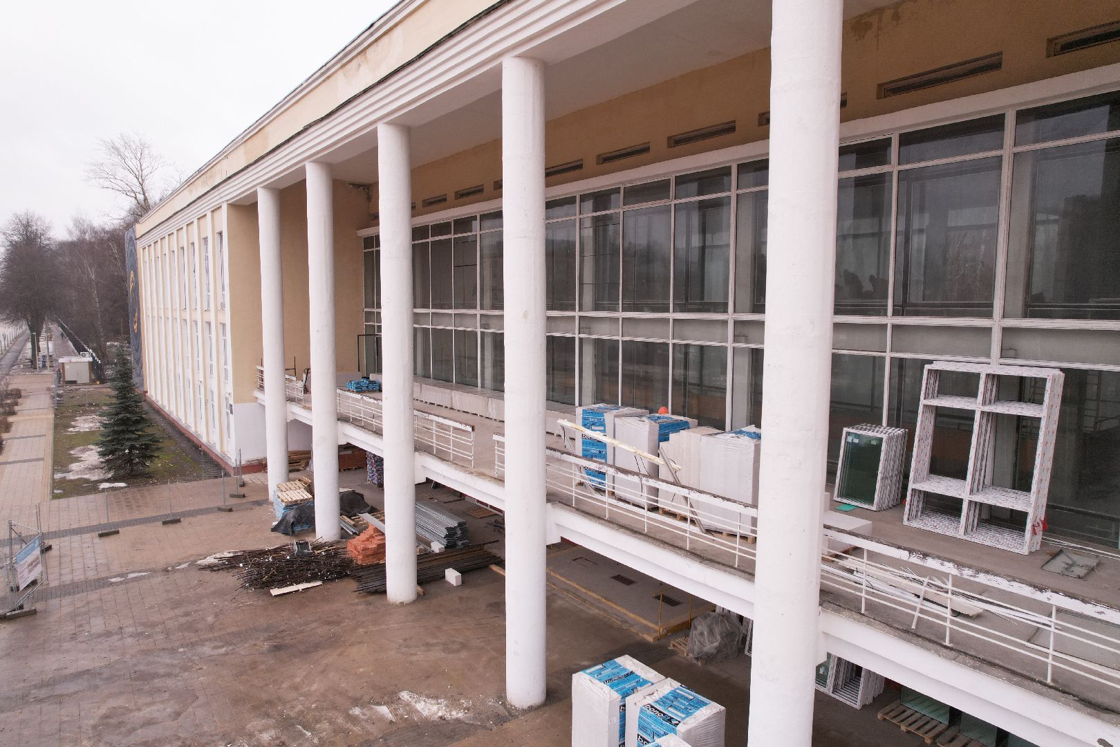 видео с коптера, королёв, детская школа искусств,