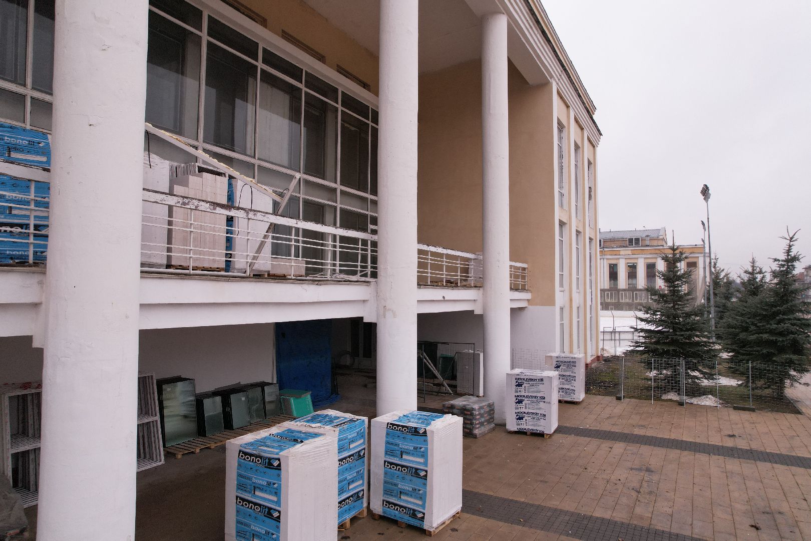 видео с коптера, королёв, детская школа искусств,