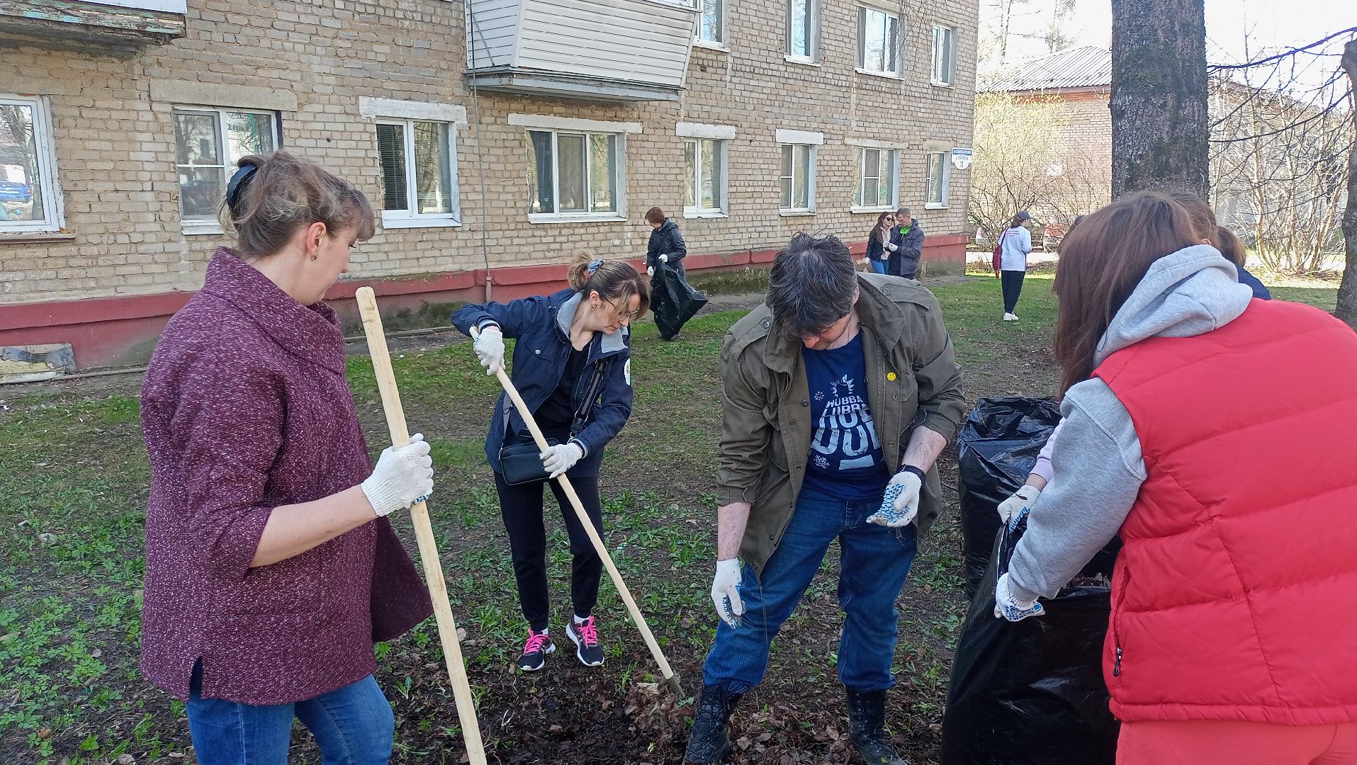 Рузский городской округ, благоустройство, сквер, парк, субботник, месячник благоустройства, уборка территорий