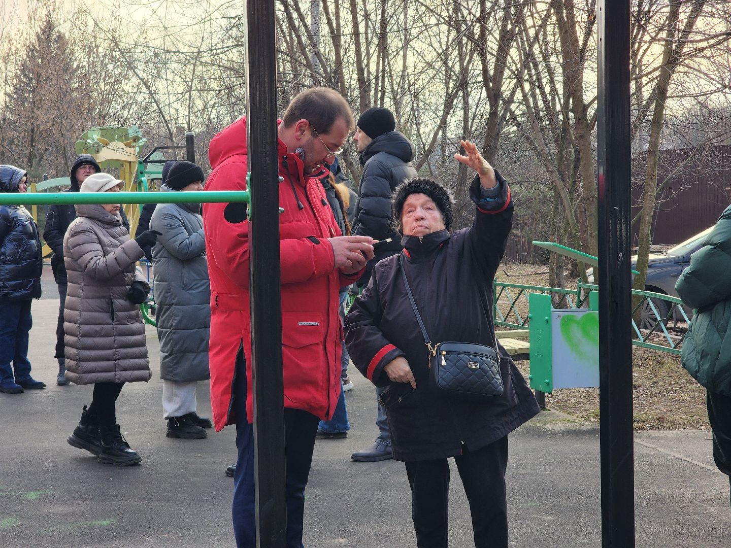 выездная администрация, наташинский парк, вырубка деревьев,