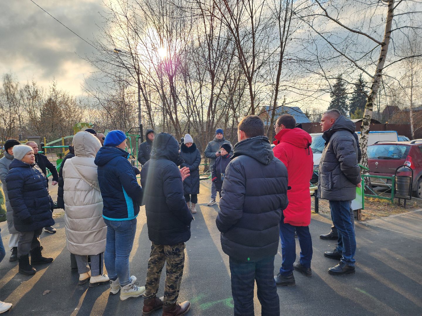 выездная администрация, наташинский парк, вырубка деревьев,