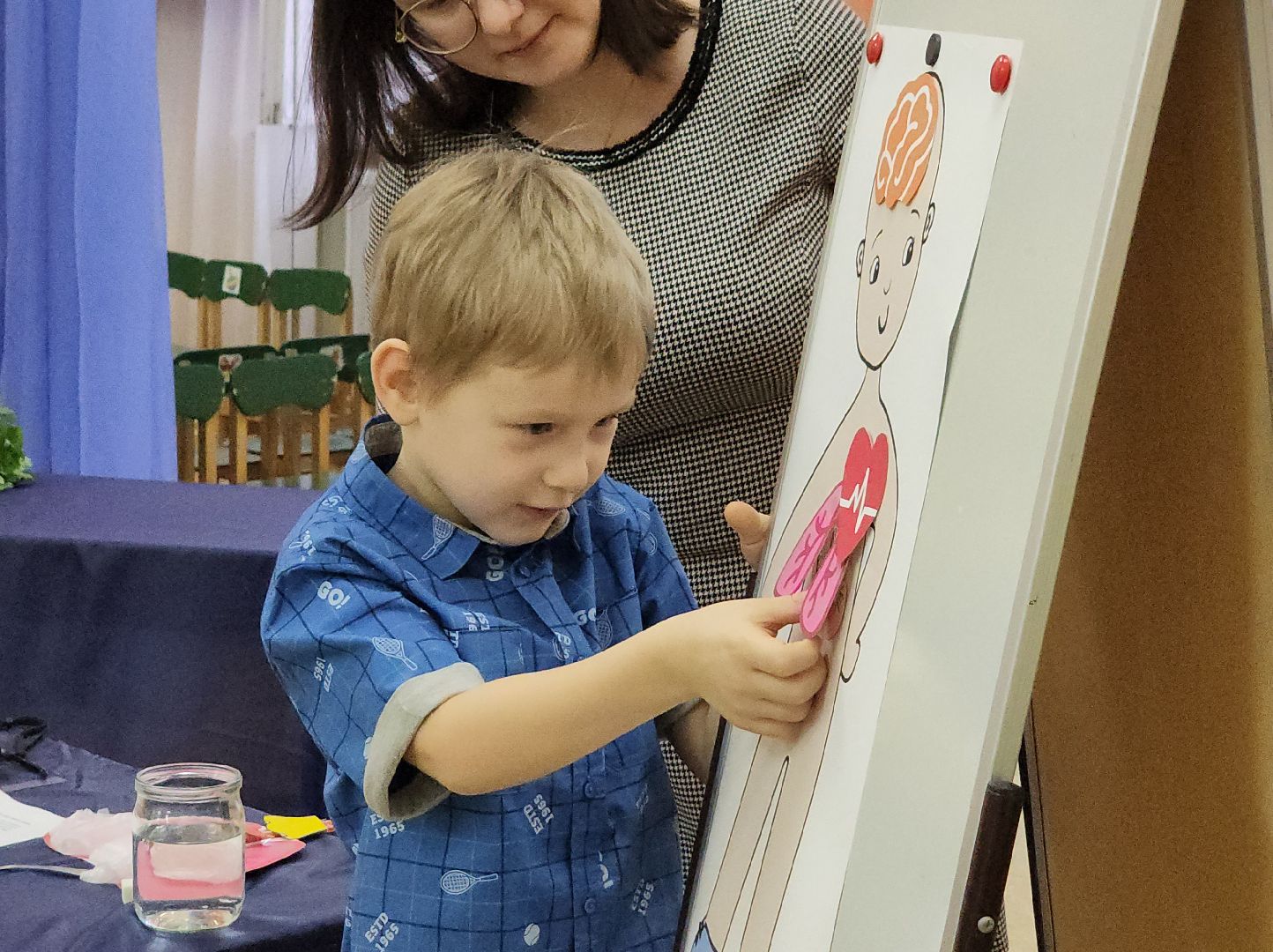 Дубна, Детский сад, Научный конкурс, Дети, Родители, вертикалки,