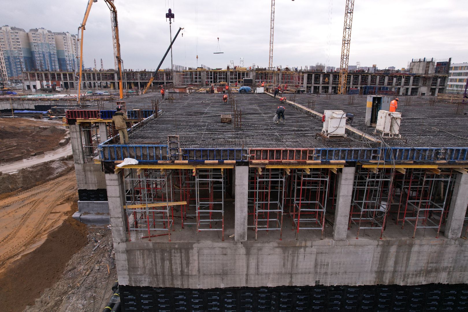 видео с коптера, балашиха, госпиталь,