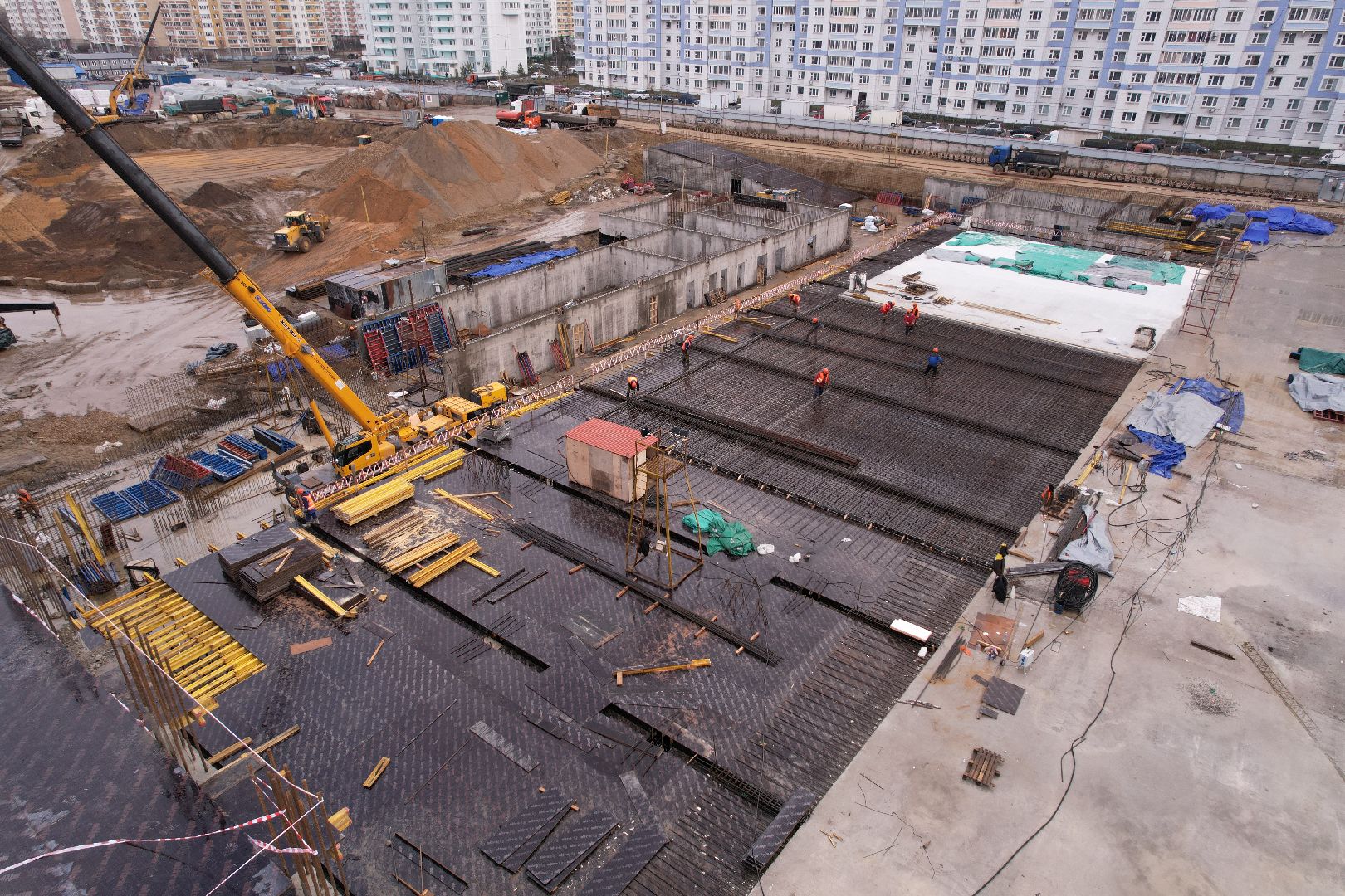 видео с коптера, балашиха, госпиталь,