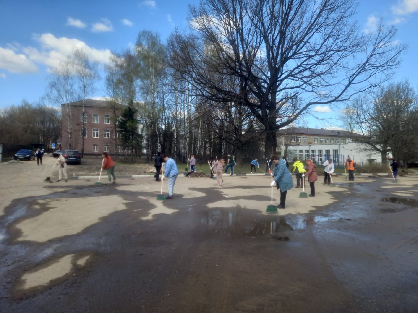 Рузский городской округ, благоустройство, сквер, парк, субботник, месячник благоустройства, уборка территорий