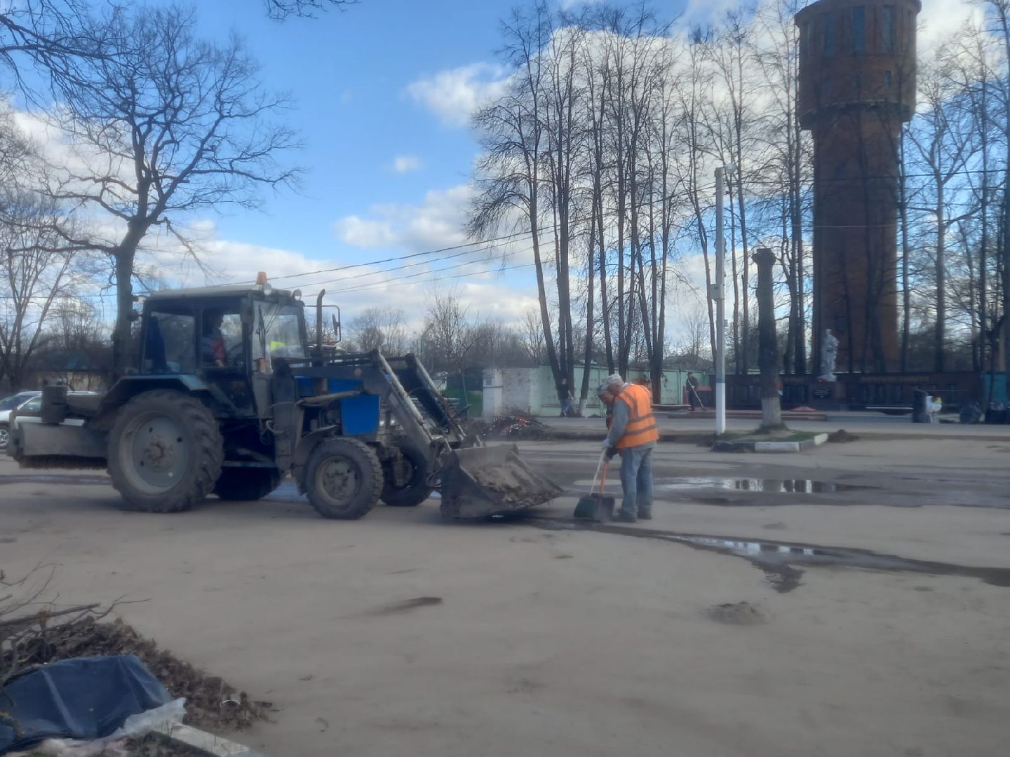 Рузский городской округ, благоустройство, сквер, парк, субботник, месячник благоустройства, уборка территорий