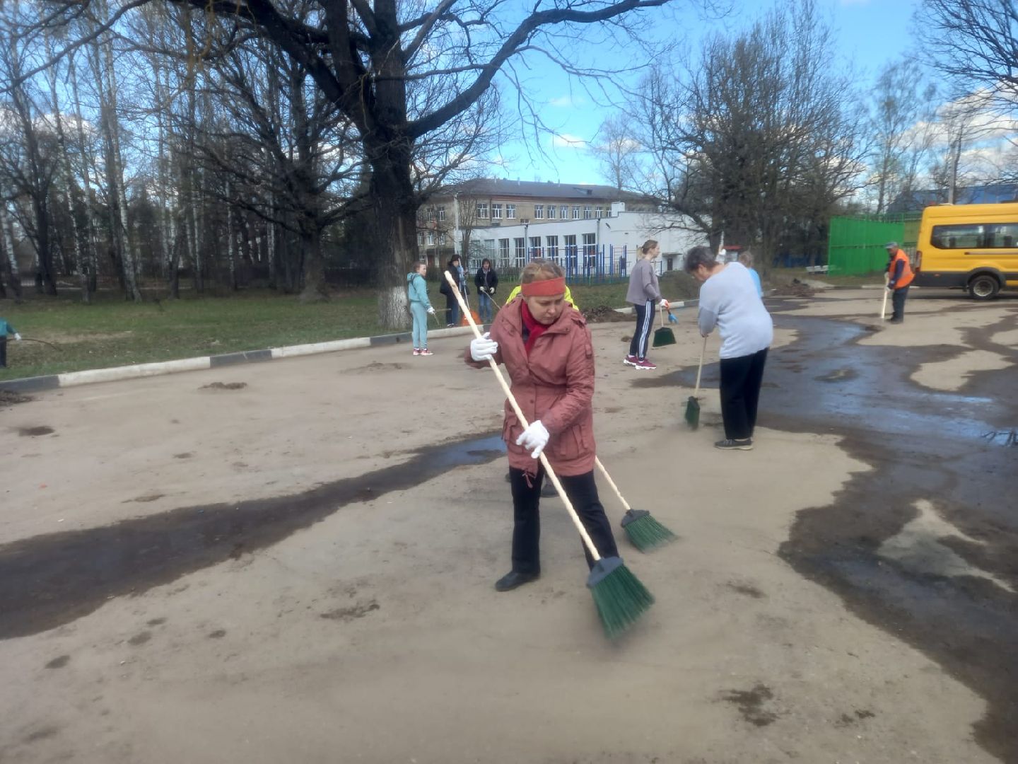 Рузский городской округ, благоустройство, сквер, парк, субботник, месячник благоустройства, уборка территорий