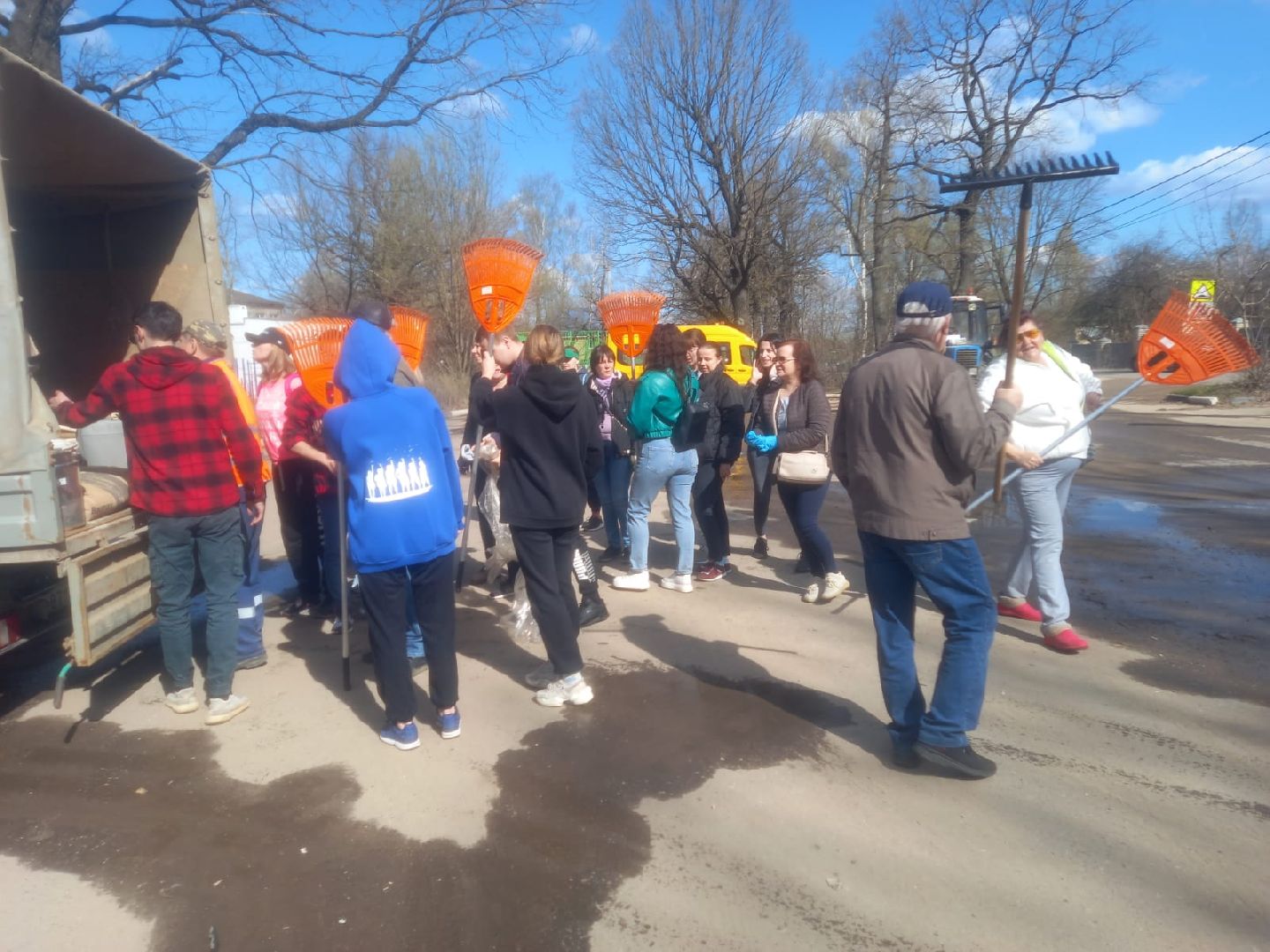 Рузский городской округ, благоустройство, сквер, парк, субботник, месячник благоустройства, уборка территорий
