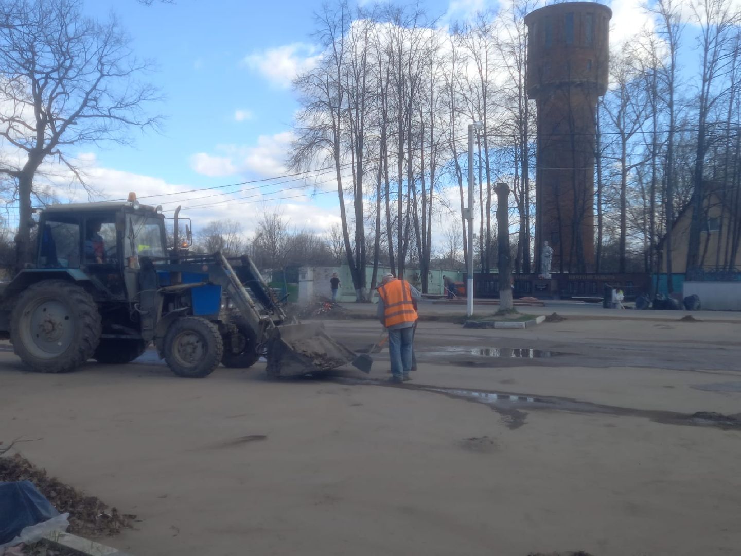 Рузский городской округ, благоустройство, сквер, парк, субботник, месячник благоустройства, уборка территорий