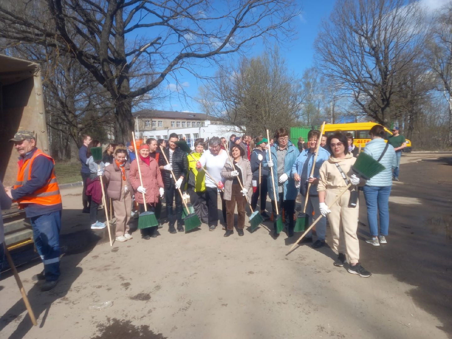 Рузский городской округ, благоустройство, сквер, парк, субботник, месячник благоустройства, уборка территорий