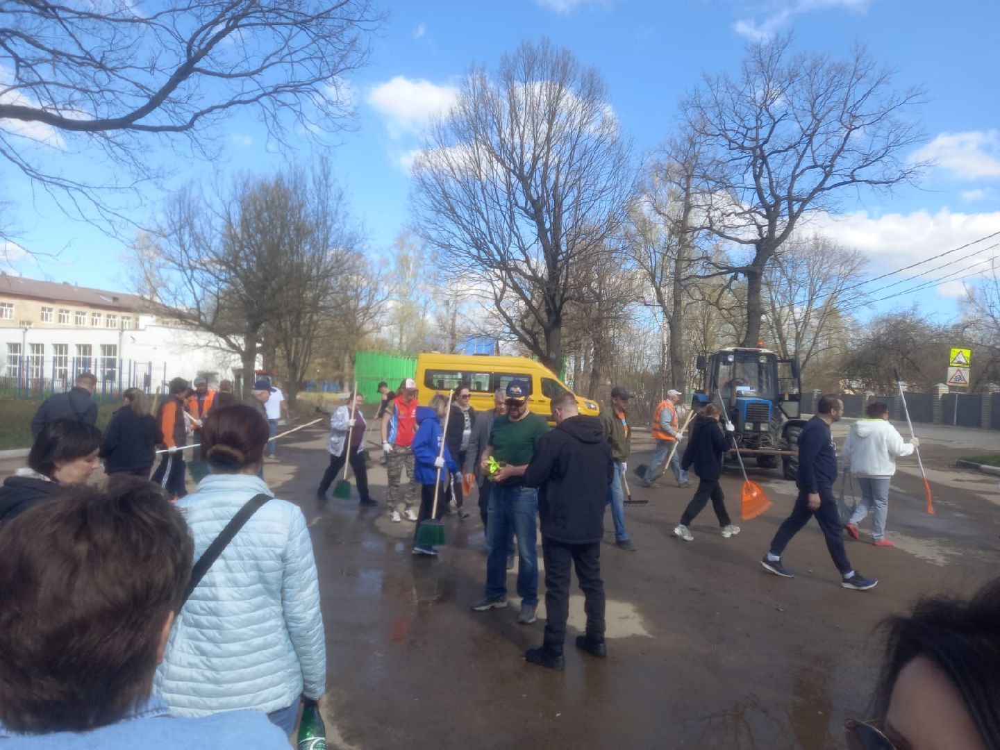 Рузский городской округ, благоустройство, сквер, парк, субботник, месячник благоустройства, уборка территорий