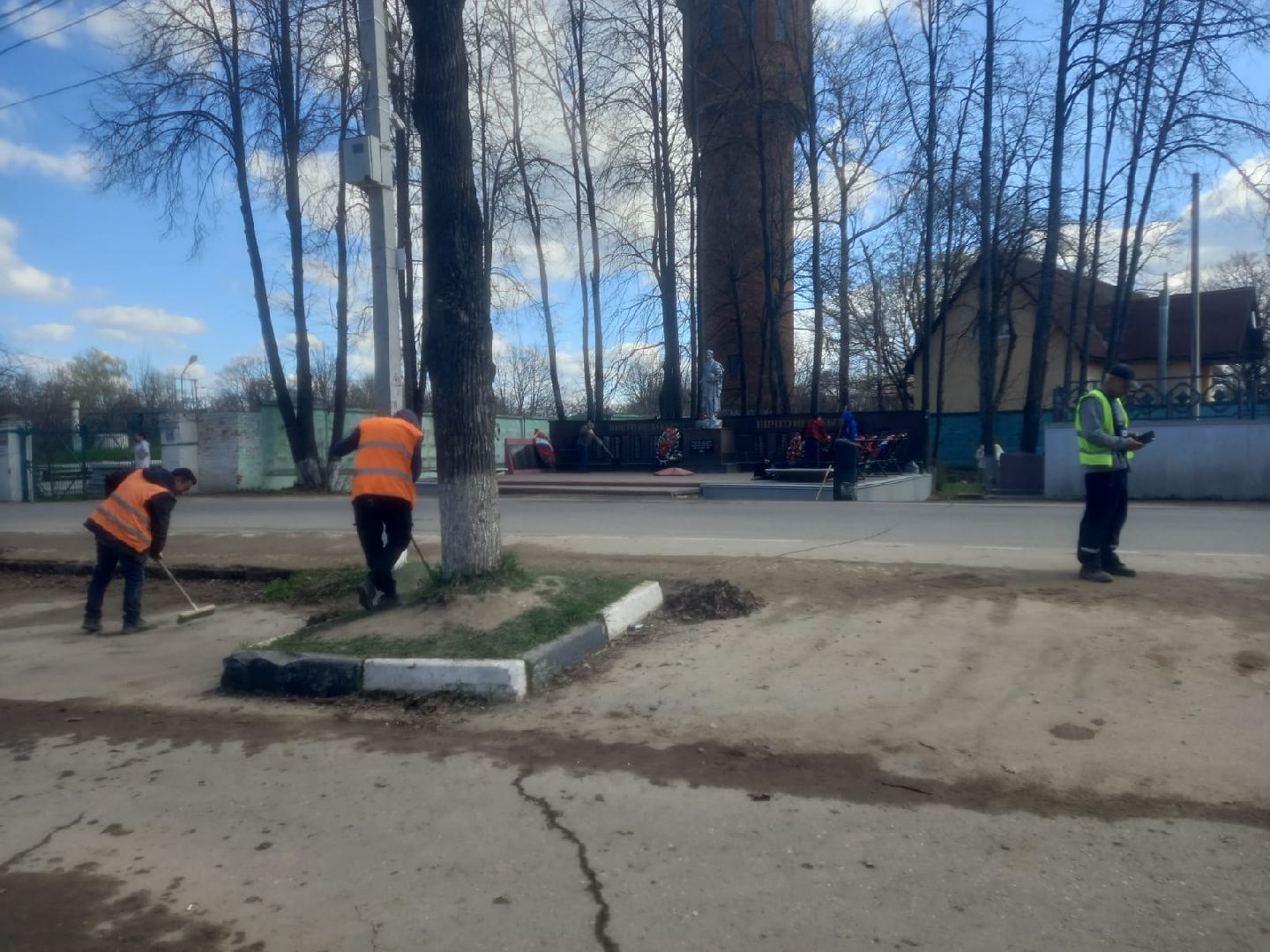 Рузский городской округ, благоустройство, сквер, парк, субботник, месячник благоустройства, уборка территорий