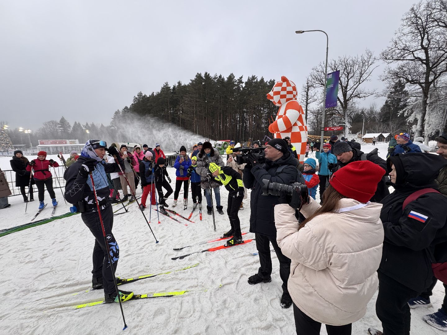 Александр Легков, Мастер-класс Легкова, одинцовский парк культуры спорта и отдыха, вертикалки,