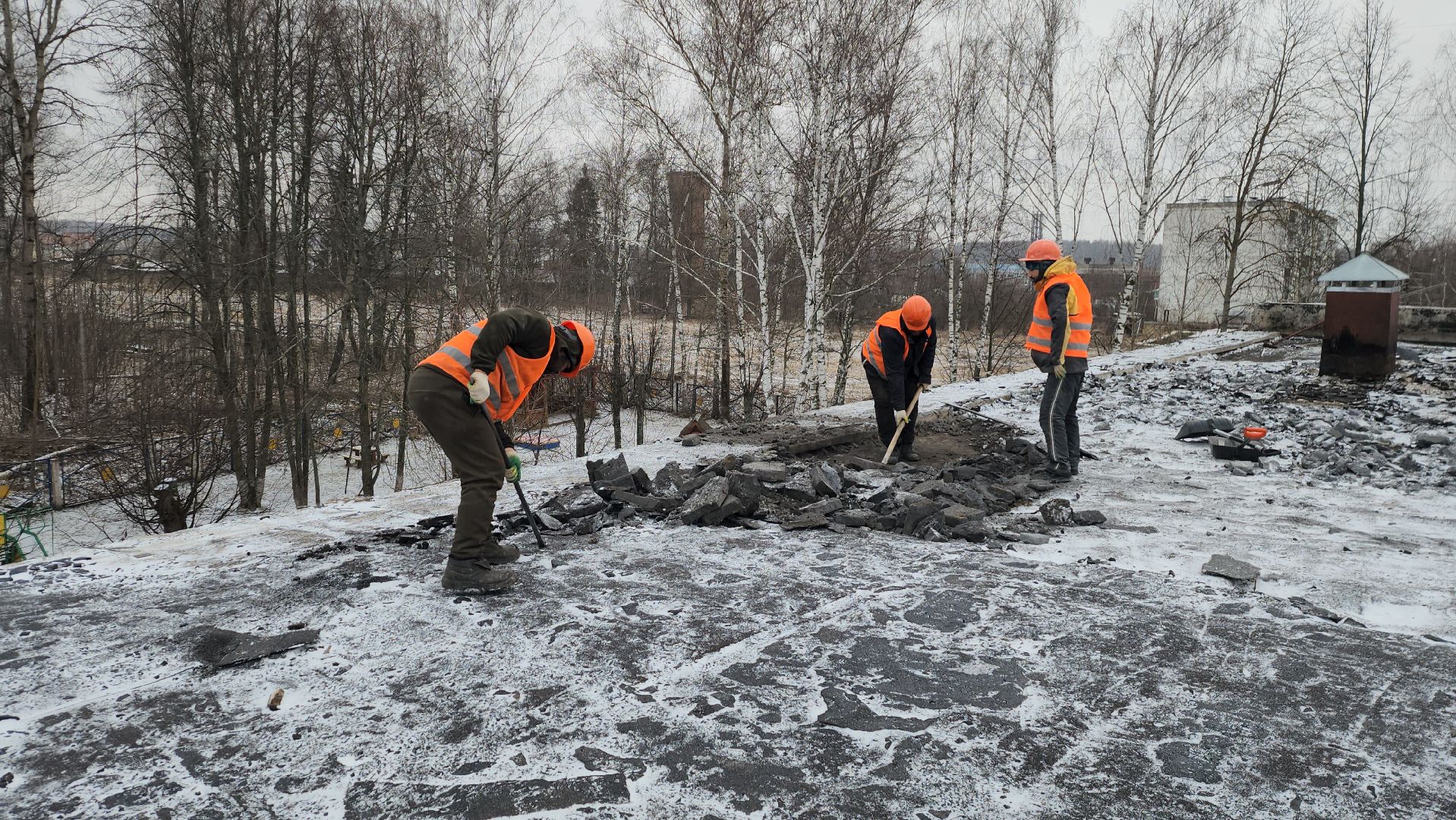 серпухов, детский сад василек, деревня васильевское, капитальный ремонт детского сада, ремонт кровли,