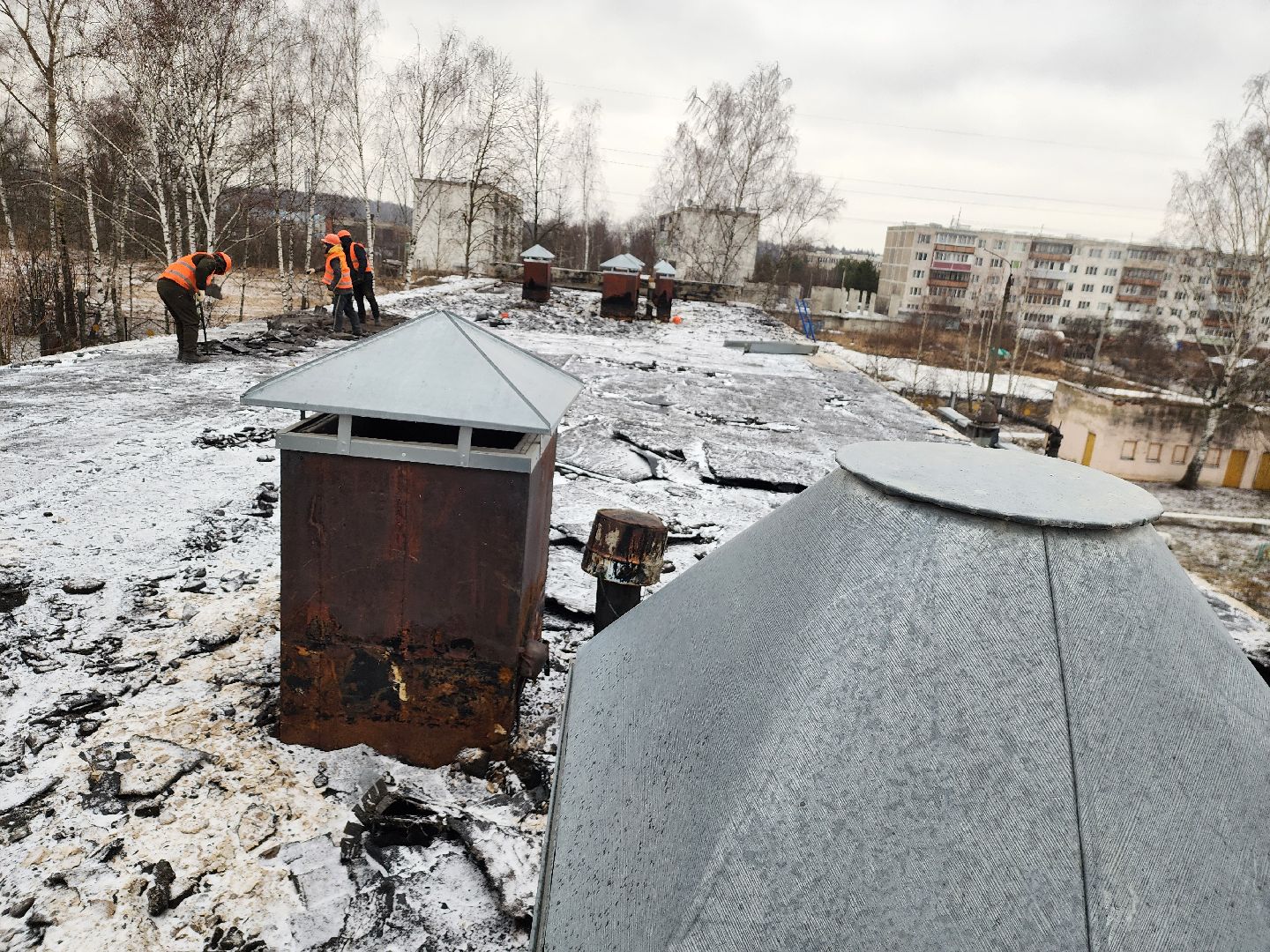серпухов, детский сад василек, деревня васильевское, капитальный ремонт детского сада, ремонт кровли,