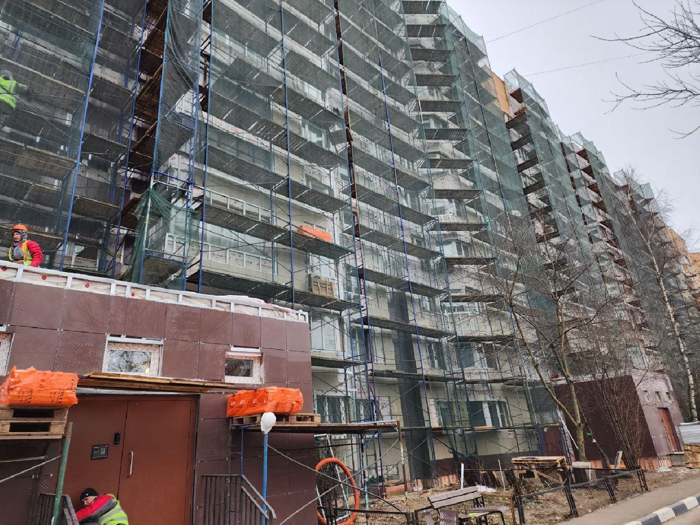 солнечногорск, вертикалки, капитальный ремонт, ремонт дома, работы на фасаде,