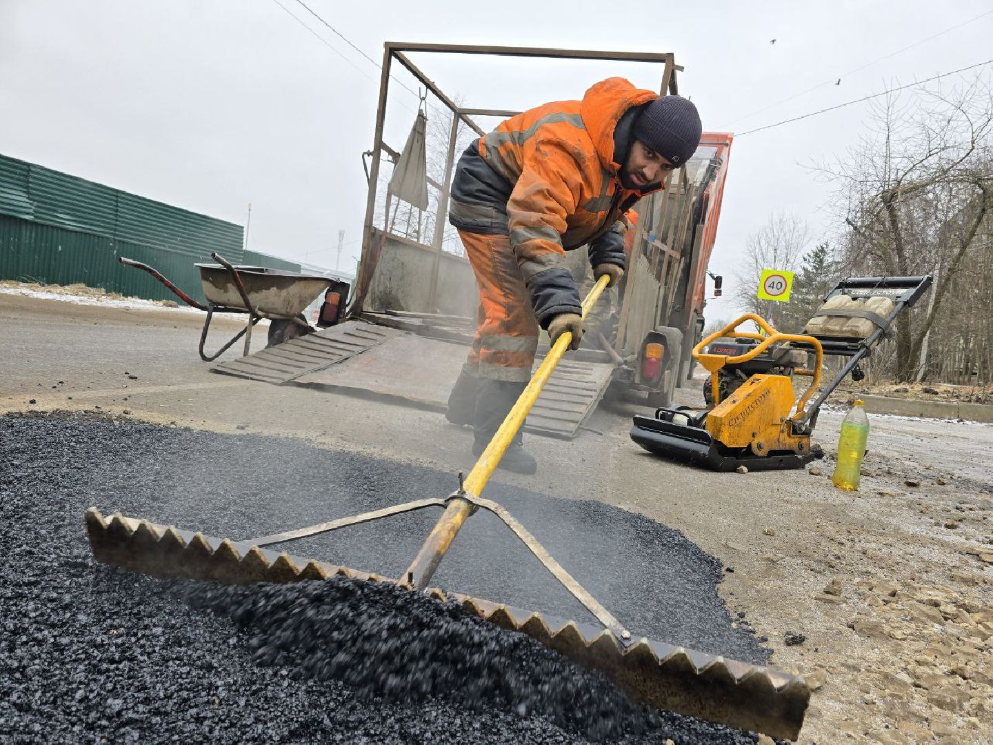можайск, можайский муниципальный округ, подмосковье, ямочный ремонт, ремонт дороги, мосавтодор, региональная дорога, добродел, вертикалки,