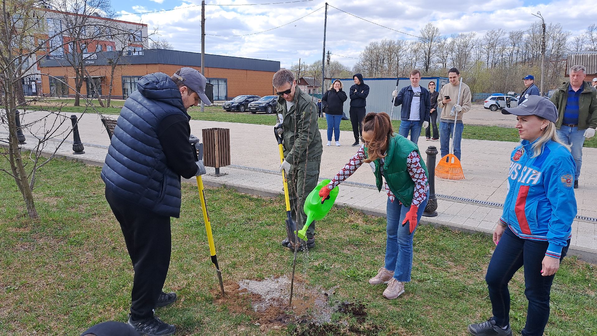 Рузский городской округ, благоустройство, сквер, парк, субботник, месячник благоустройства, уборка территорий
