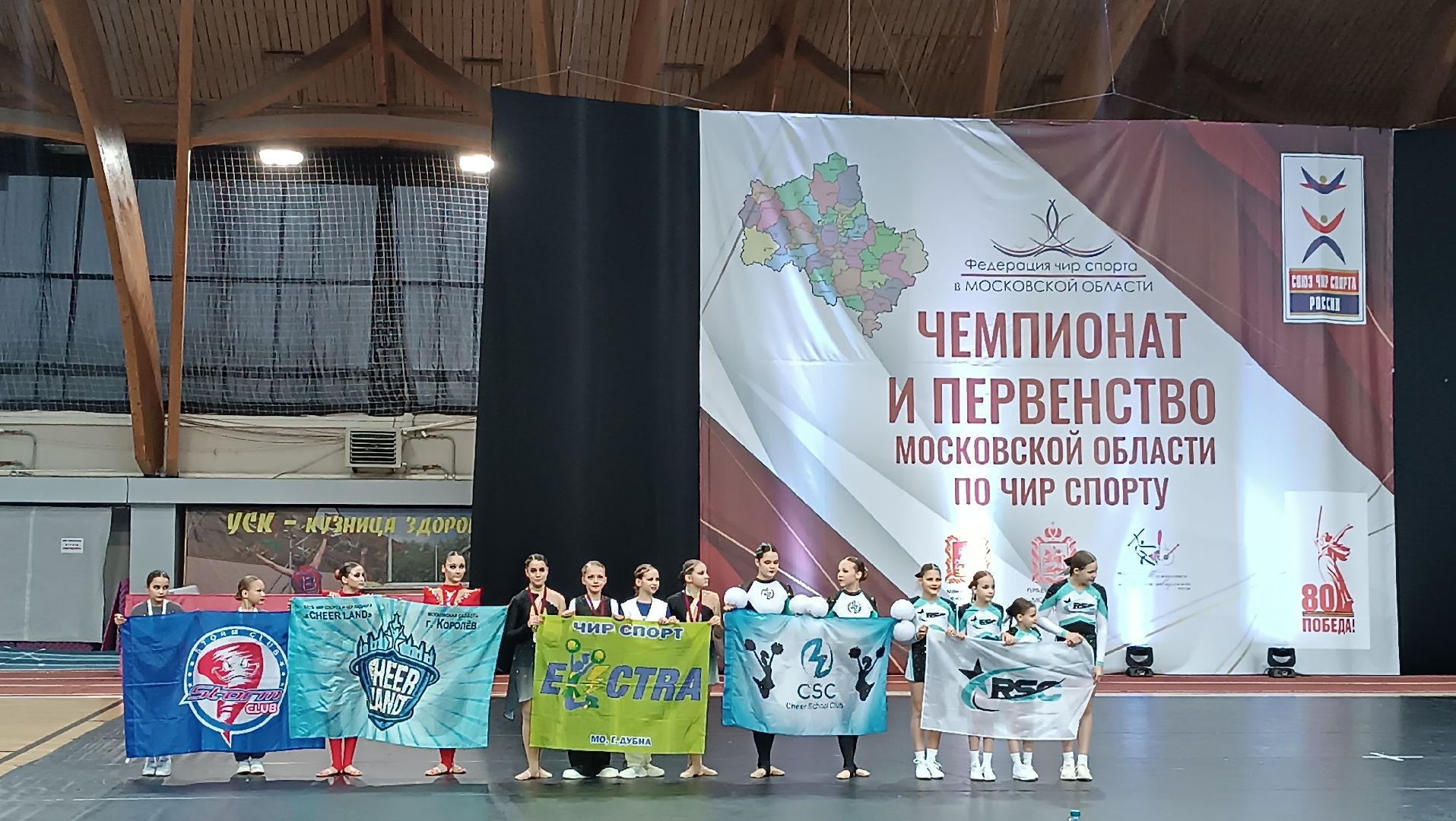 Спорт, чирлидинг, соревнование, чемпионат,