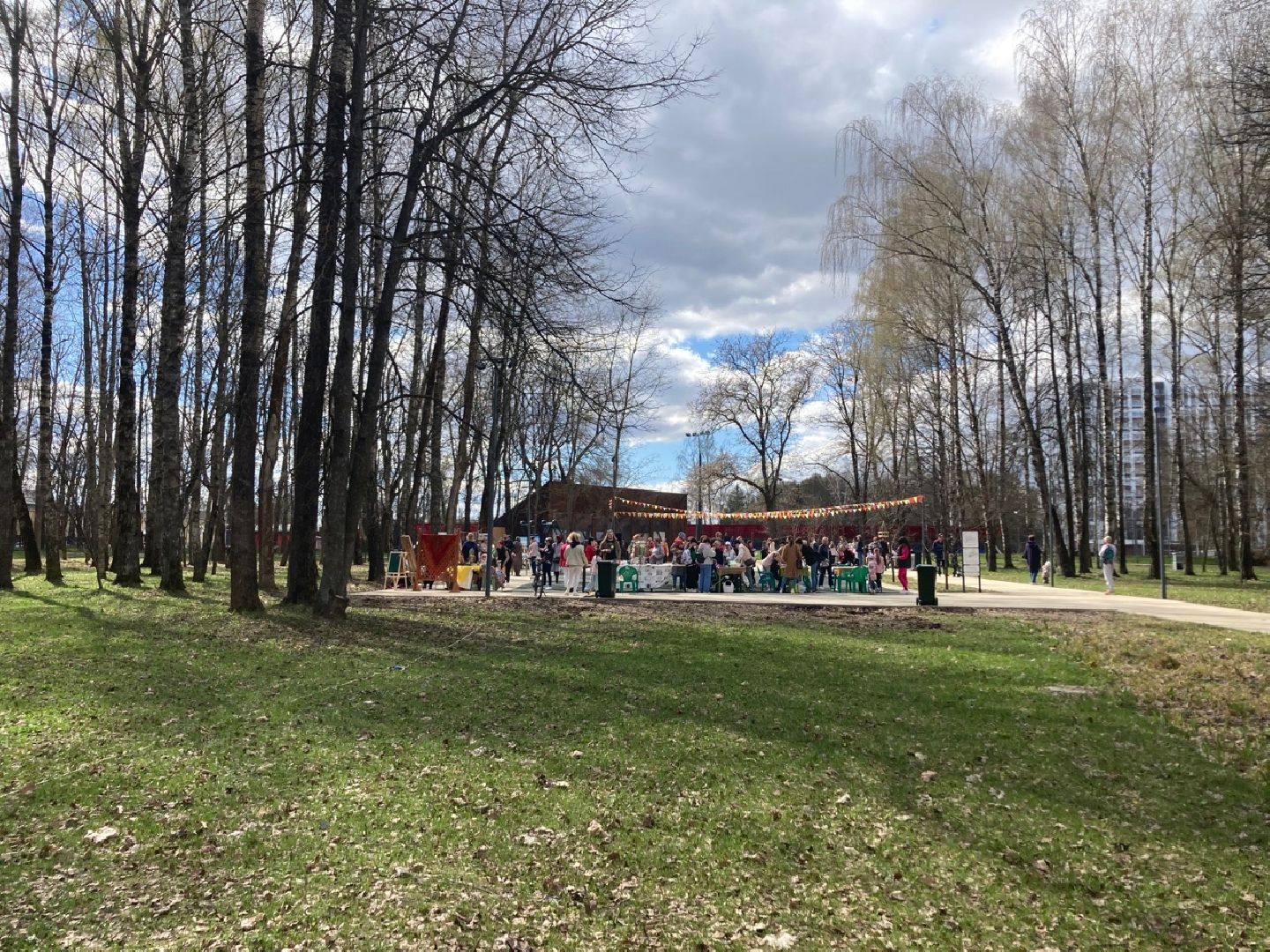 Солнечногорск, парк, чай, самовар, отдых