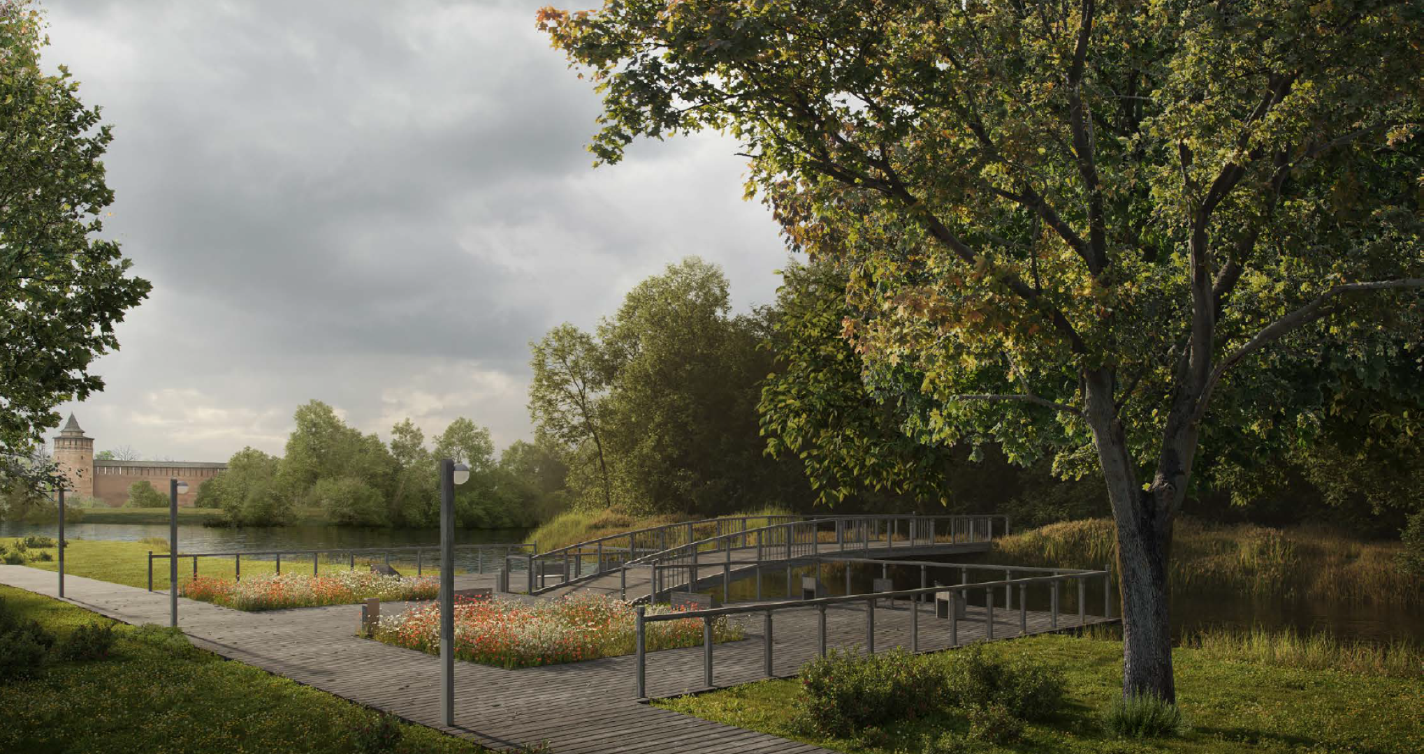 Коломна, благоустройство, набережная, зона отдыха, парковка,пляж,