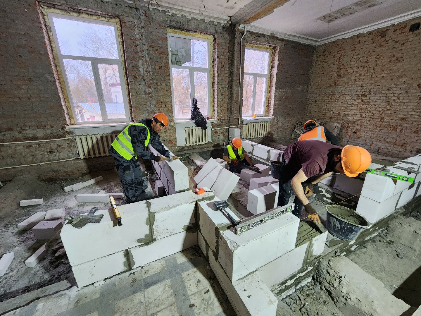 Чехов, улица Чехова 28, Чеховская детская школа искусств, капитальный ремонт, капремонт, обновление, реконструкция, внутренние перегородки, строительство, госпрограмма московской области, вертикалки,