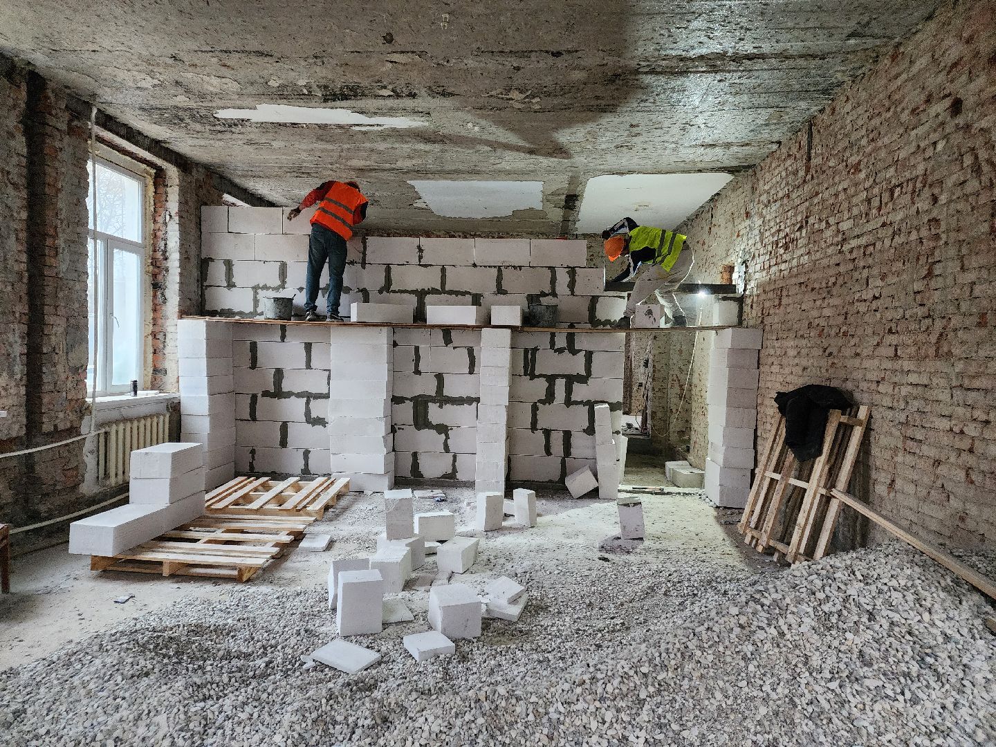 Чехов, улица Чехова 28, Чеховская детская школа искусств, капитальный ремонт, капремонт, обновление, реконструкция, внутренние перегородки, строительство, госпрограмма московской области, вертикалки,