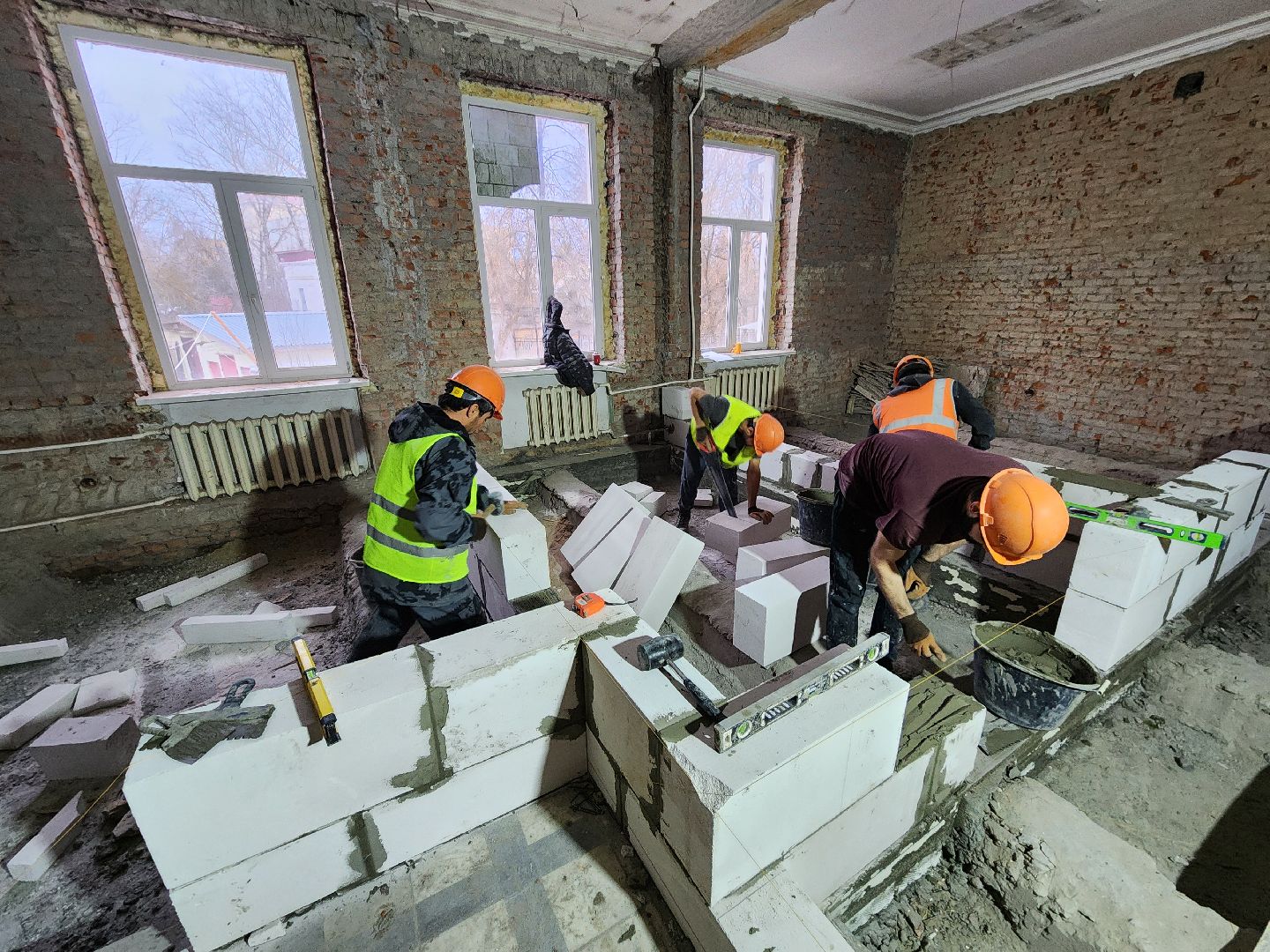 Чехов, улица Чехова 28, Чеховская детская школа искусств, капитальный ремонт, капремонт, обновление, реконструкция, внутренние перегородки, строительство, госпрограмма московской области, вертикалки,