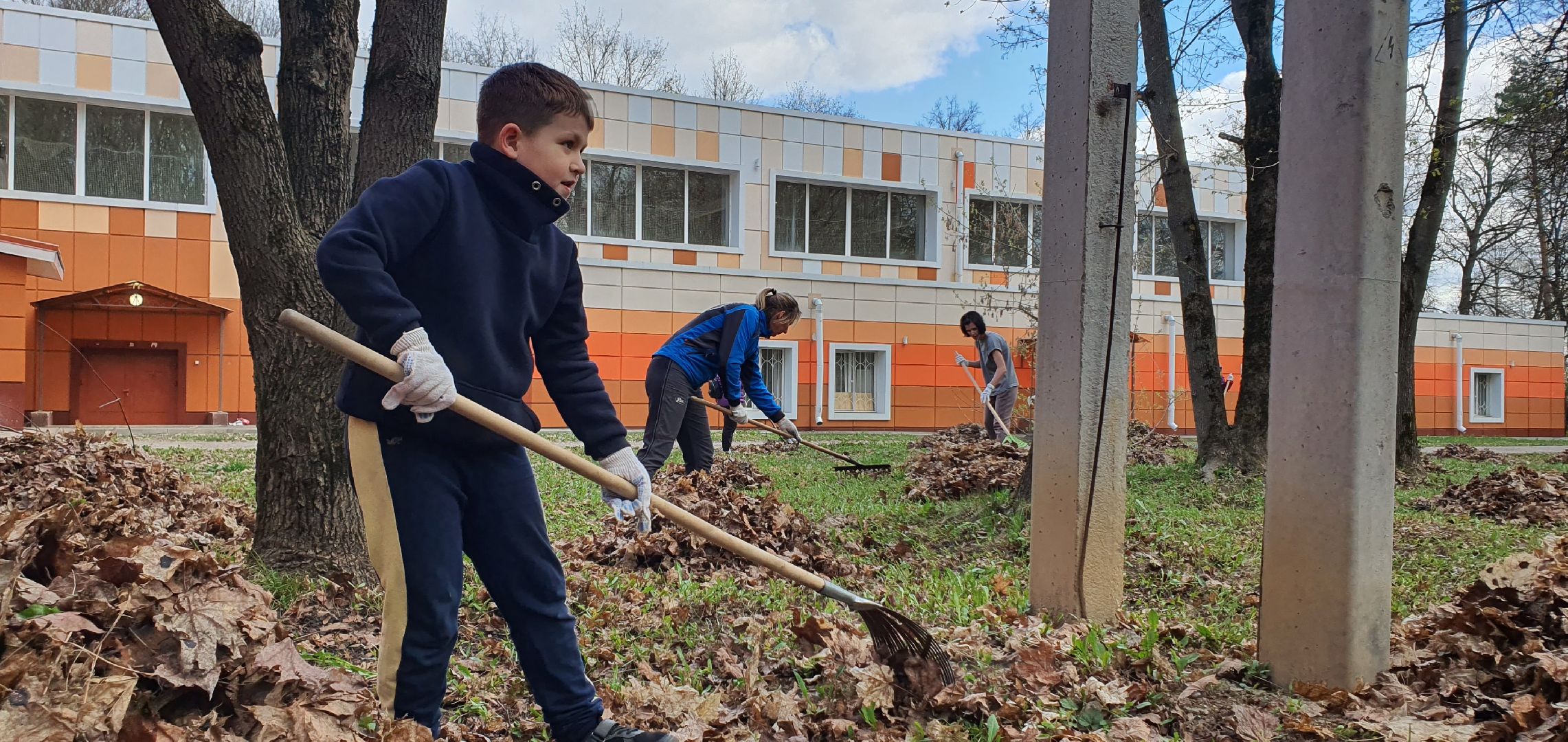 Парки Подмосковья, субботник, Домодедово