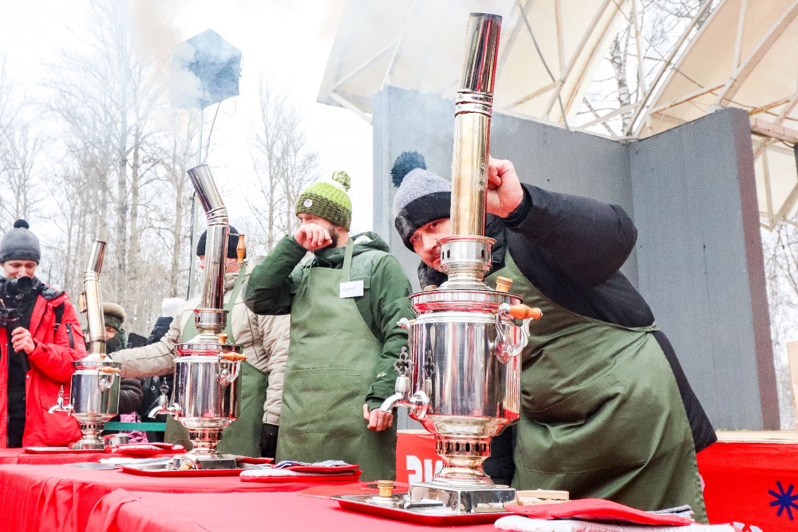 Клин, общество, культура, зима в подмосковье, фестивали, самовары, вертикалки,