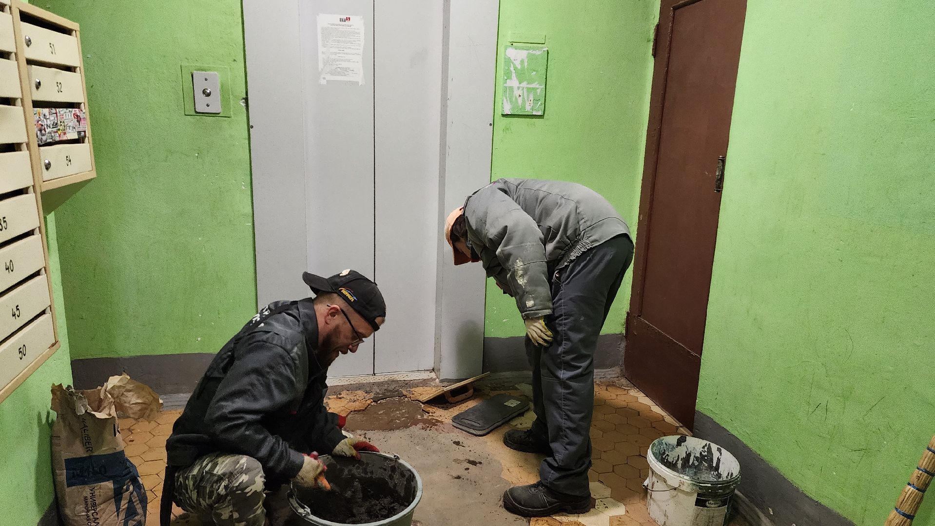 ремонт подъезда, жкх, истра, вертикалки,