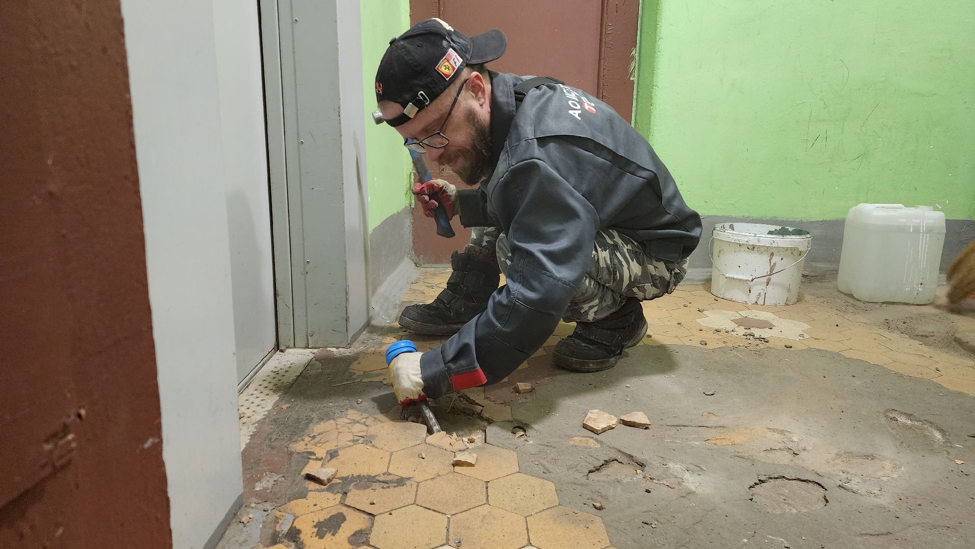 ремонт подъезда, жкх, истра, вертикалки,