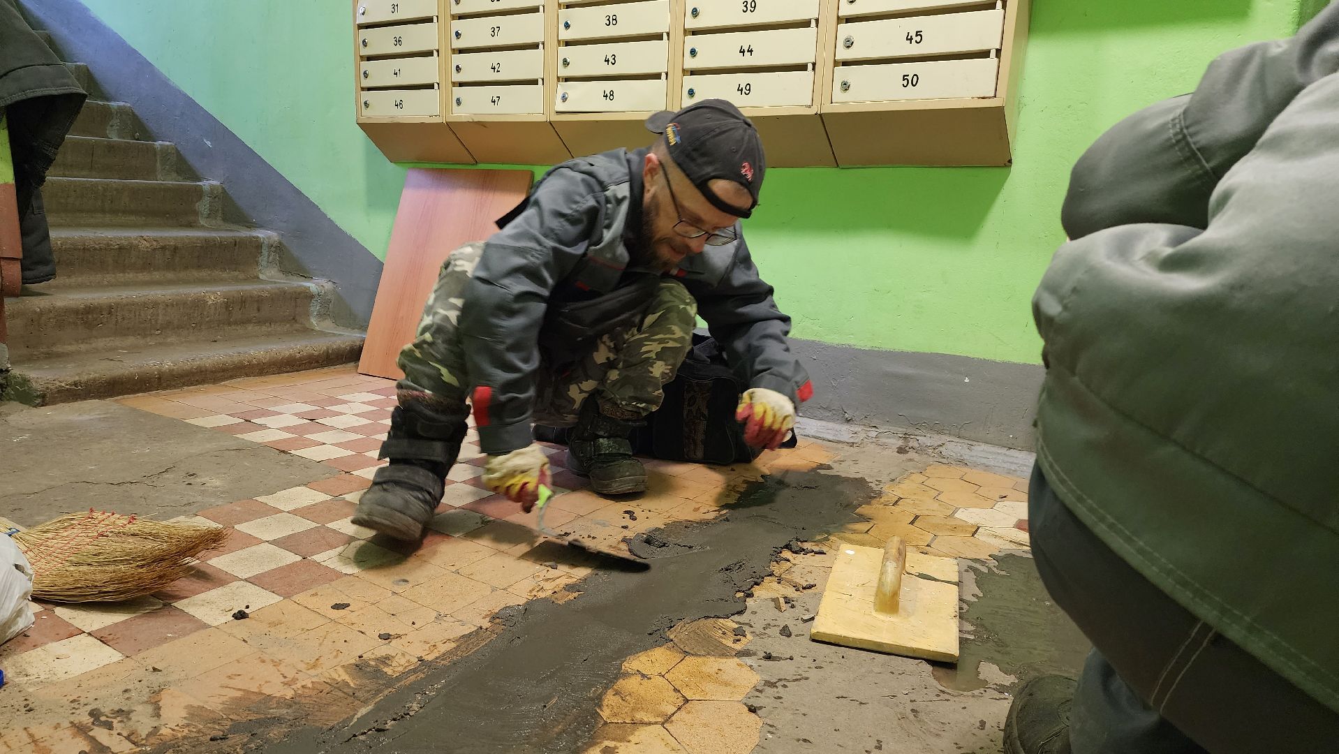 ремонт подъезда, жкх, истра, вертикалки,