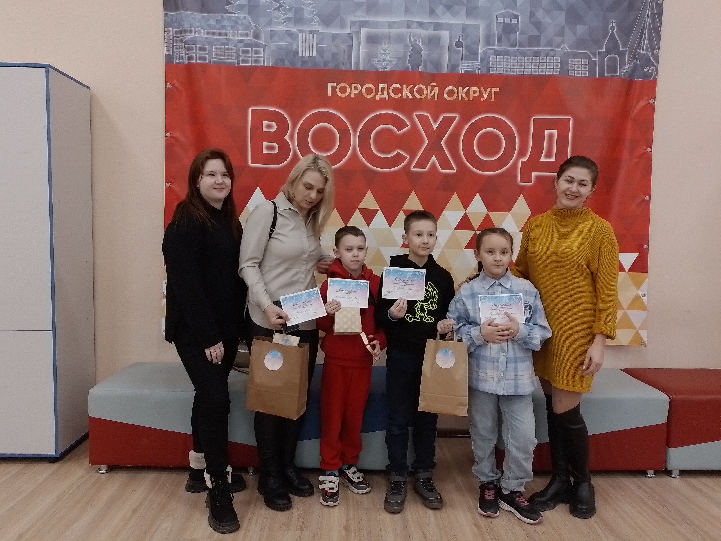 зима в восходе, конкурс, рисунок, дети, вертикалки, городской округ восход,