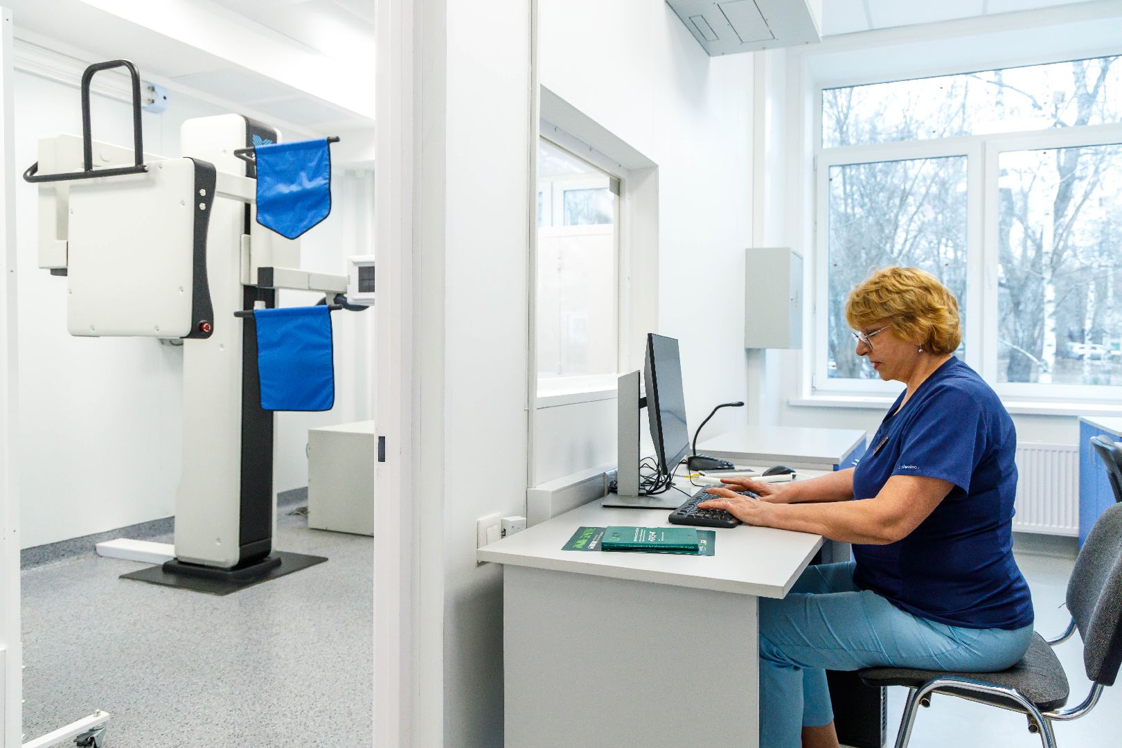 люберецкая областная больница, флюорограф, цифровое оборудование, поликлиника,