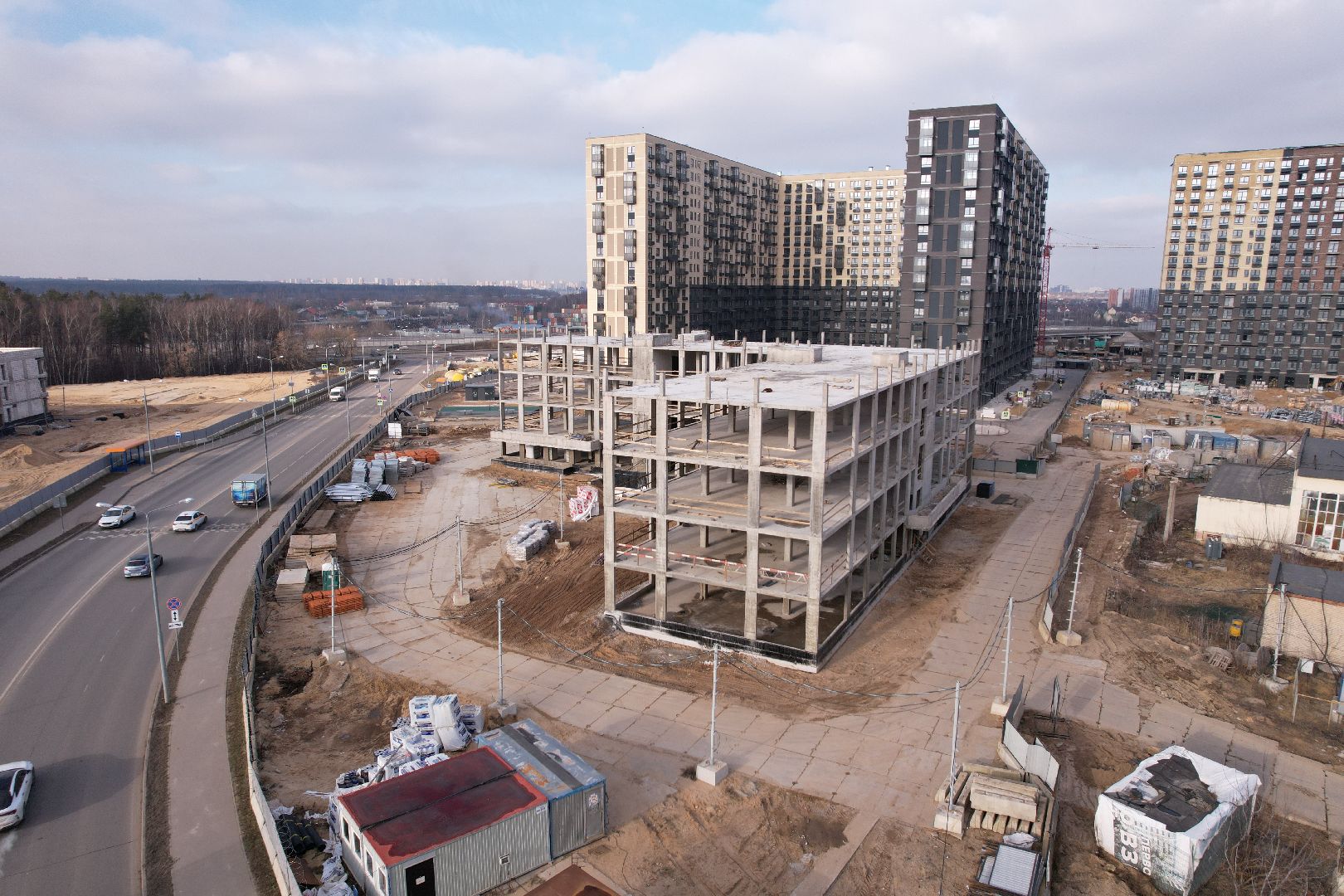 видео с коптера, люберцы, поликлиника, томилино,