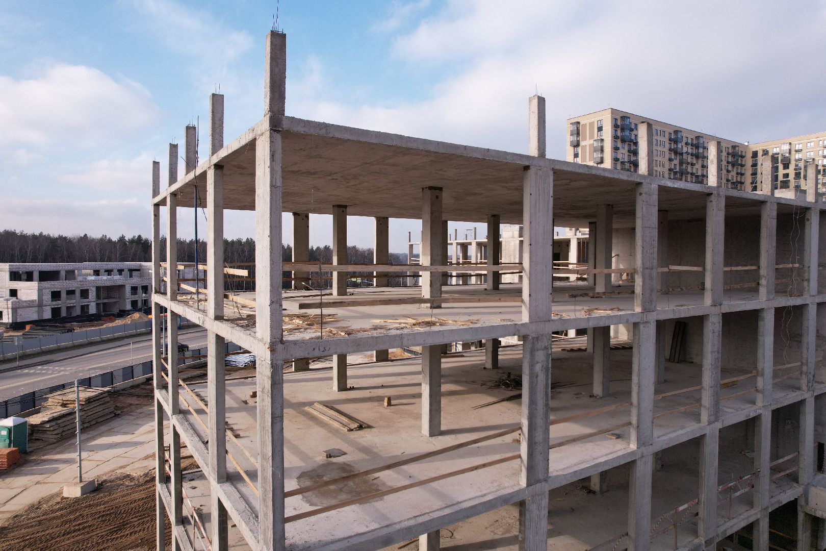 видео с коптера, люберцы, поликлиника, томилино,