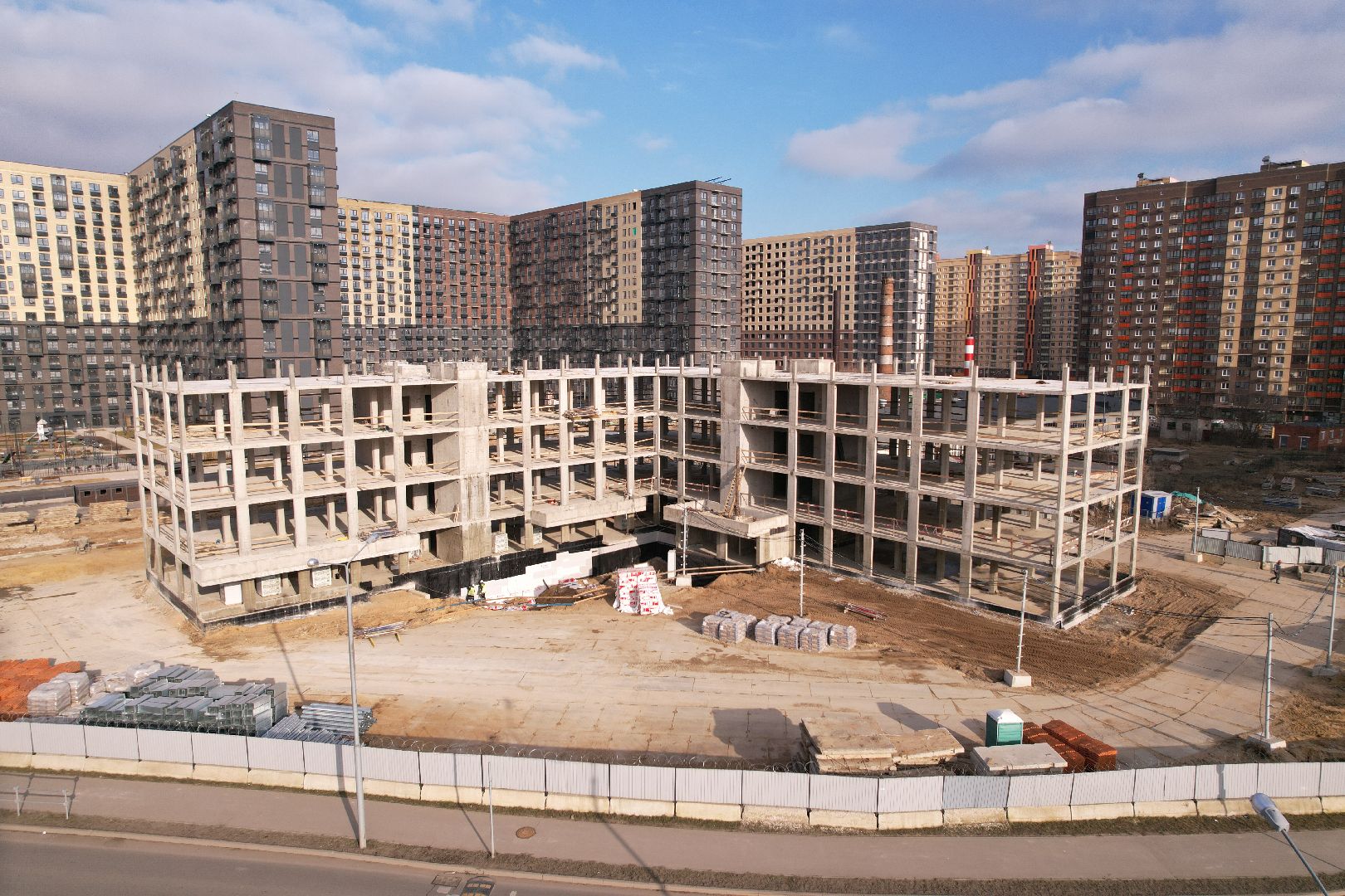 видео с коптера, люберцы, поликлиника, томилино,