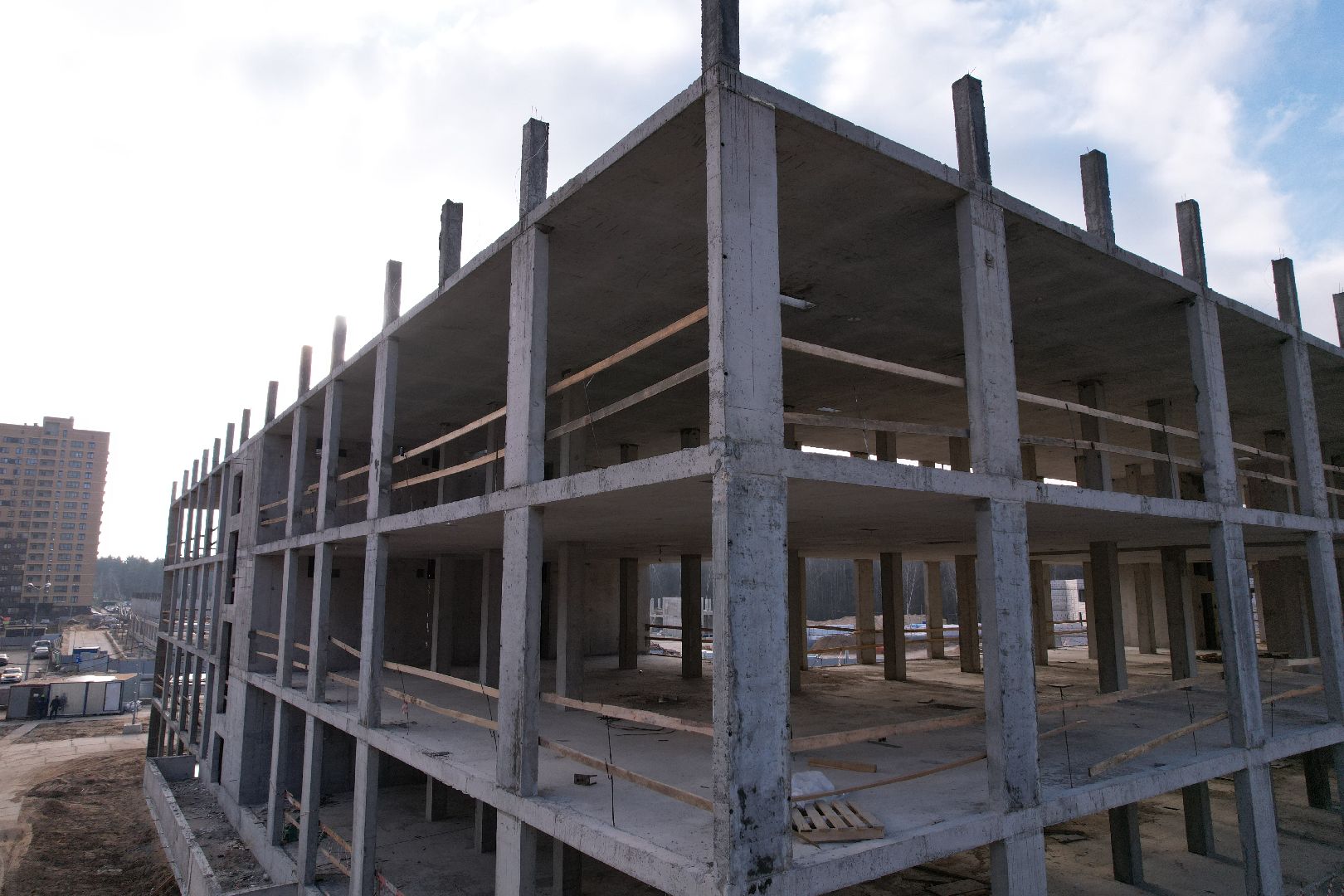 видео с коптера, люберцы, поликлиника, томилино,