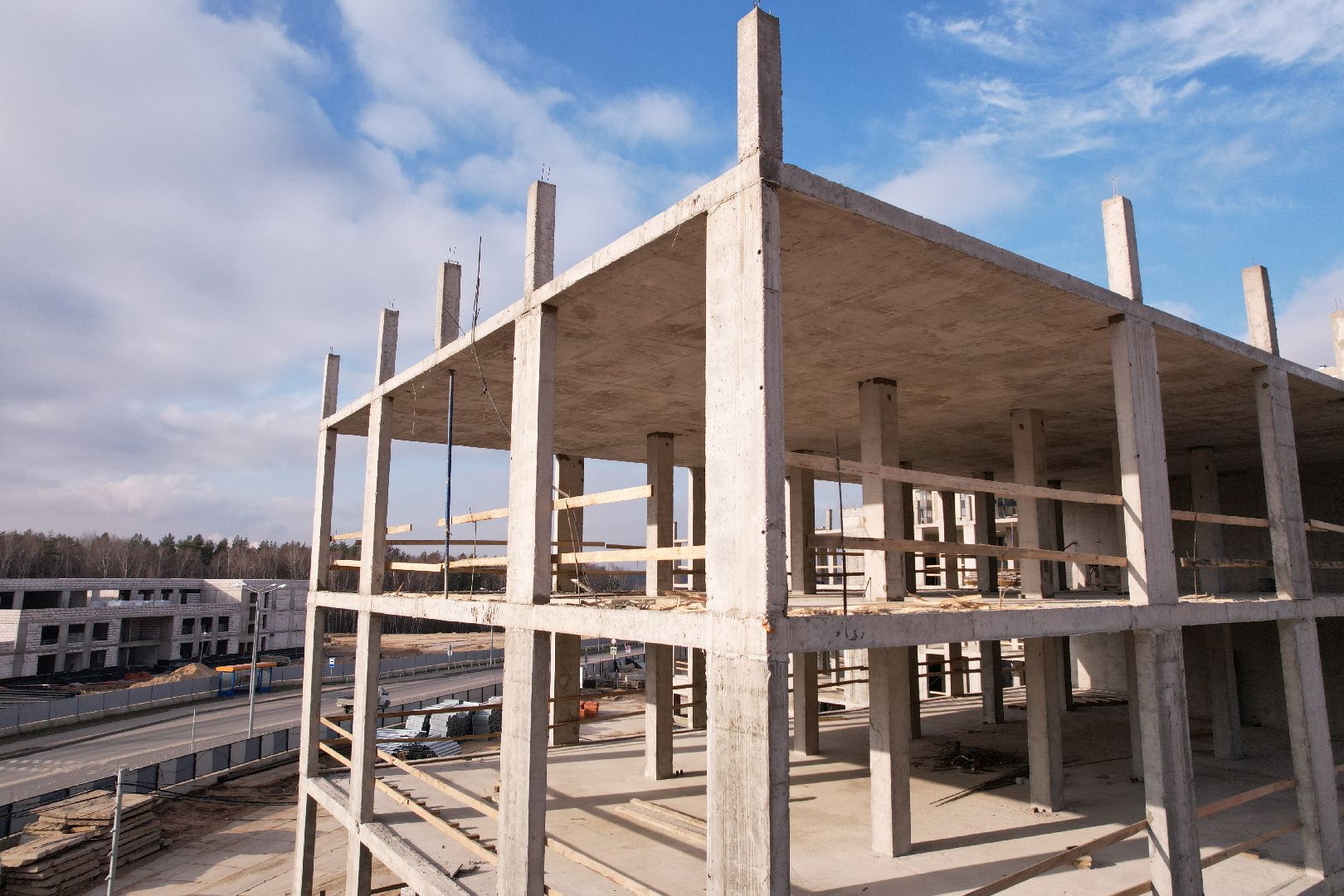 видео с коптера, люберцы, поликлиника, томилино,