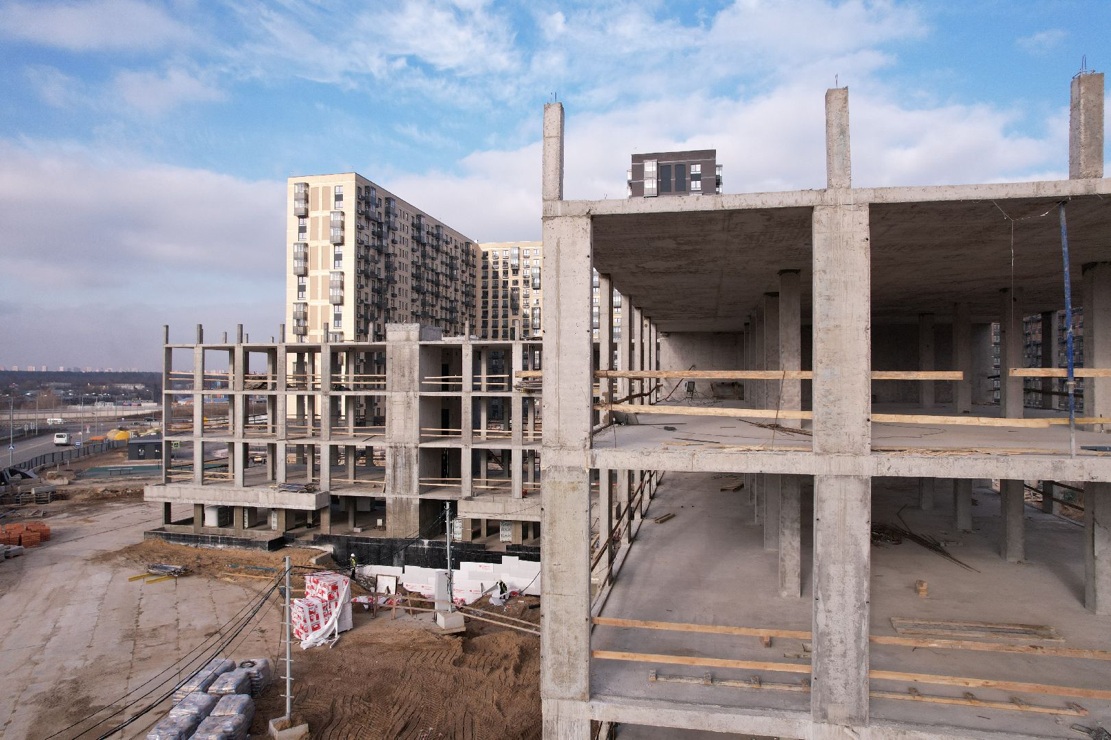 видео с коптера, люберцы, поликлиника, томилино,