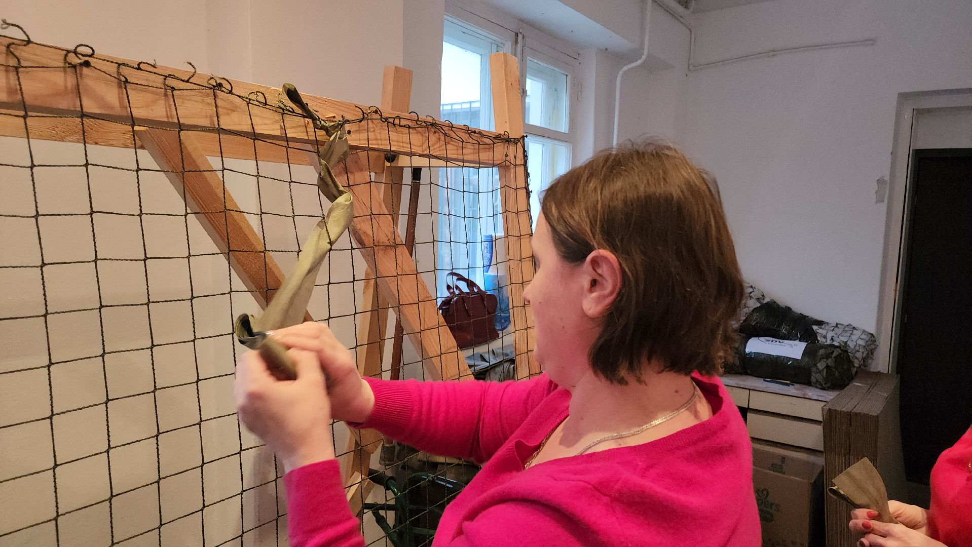 кашира, ожерелье, маскировочные сети, сво, волонтеры, мастер-класс, вертикалки,