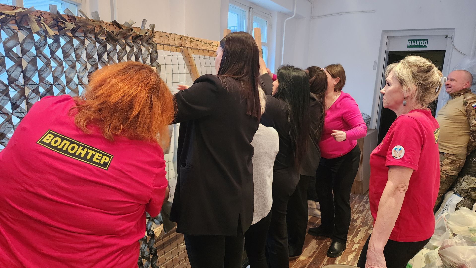 кашира, ожерелье, маскировочные сети, сво, волонтеры, мастер-класс, вертикалки,