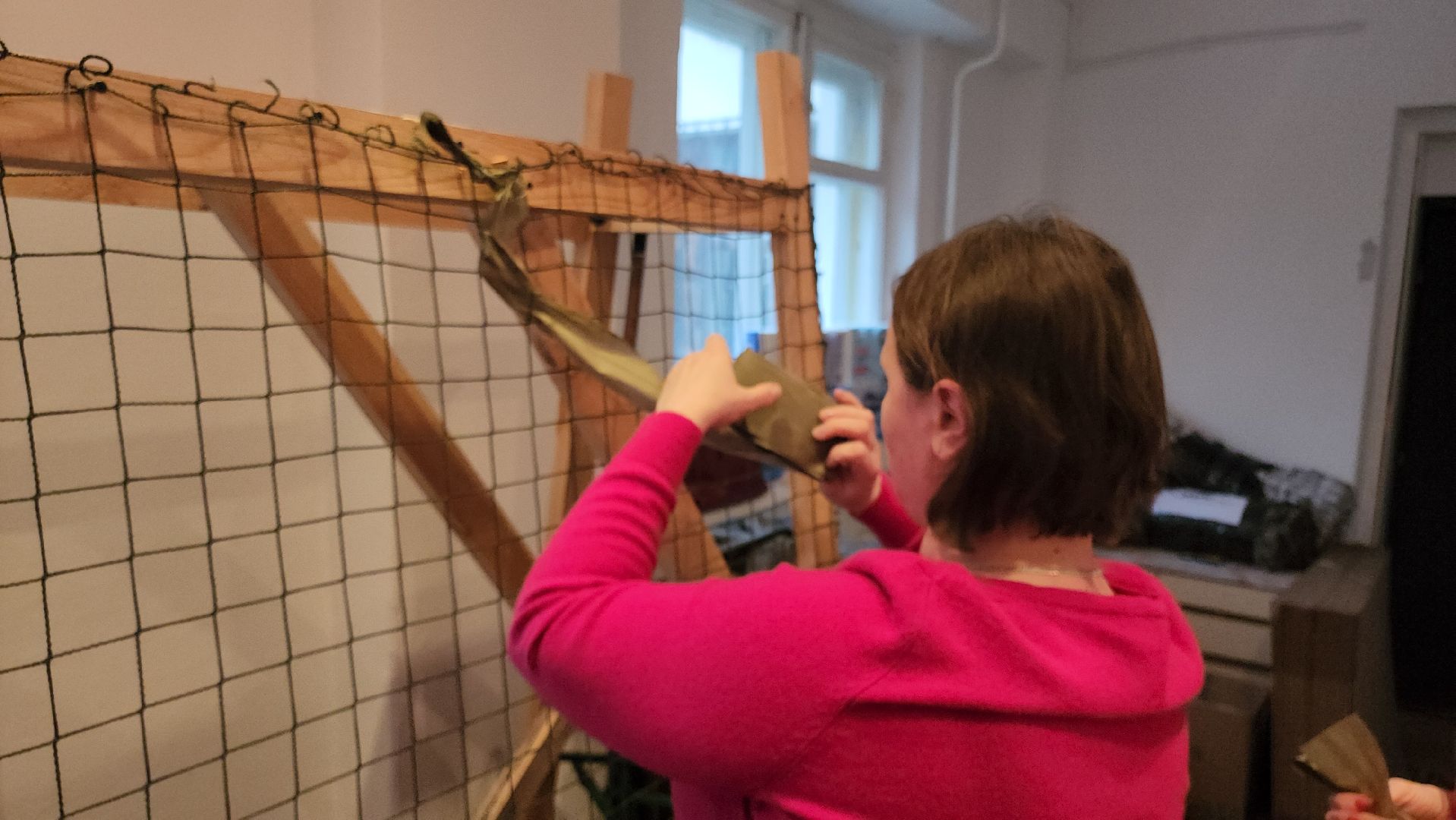 кашира, ожерелье, маскировочные сети, сво, волонтеры, мастер-класс, вертикалки,