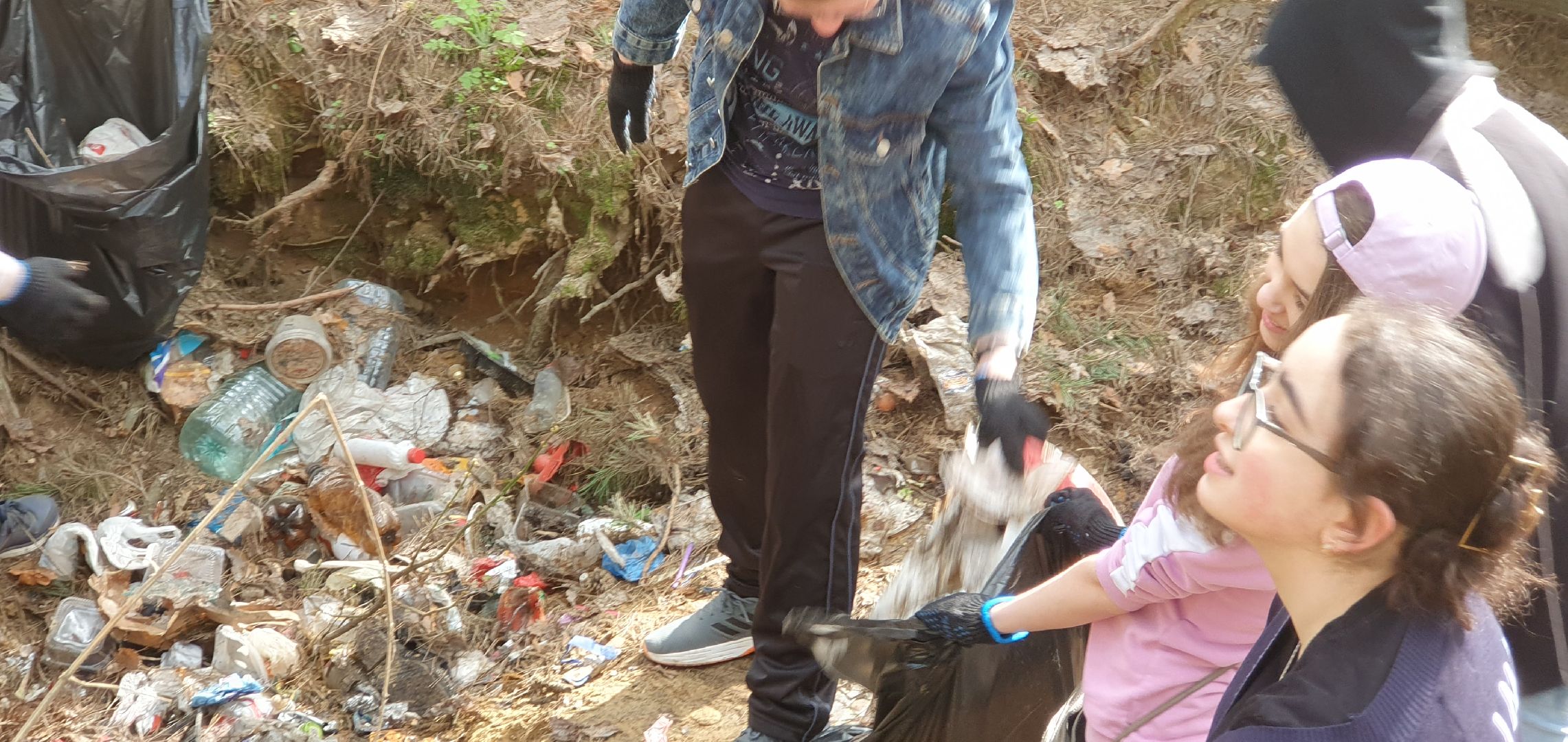 уборка, школьники, субботник, мусор, Котельники