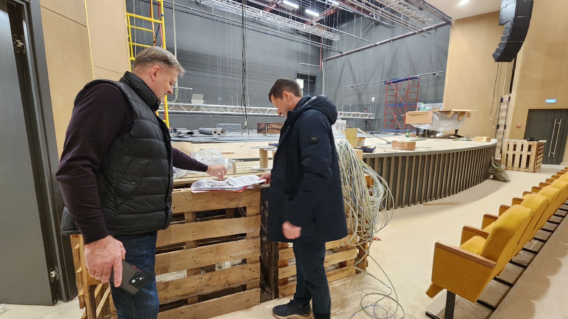 Сцена дк, Протон, Протвино, Строительство,