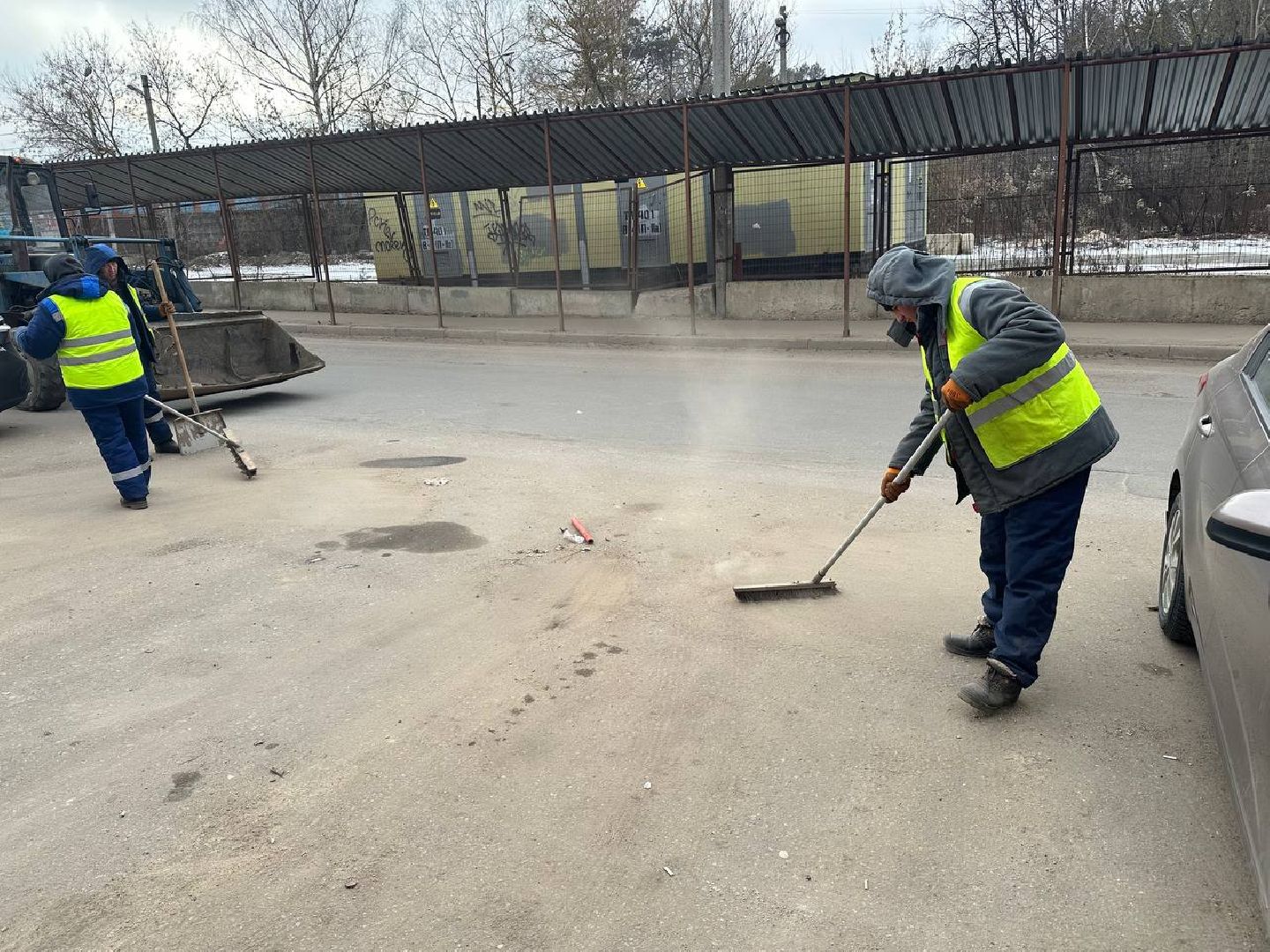 вертикалка, уборка города, домодедово, коммунальщики,