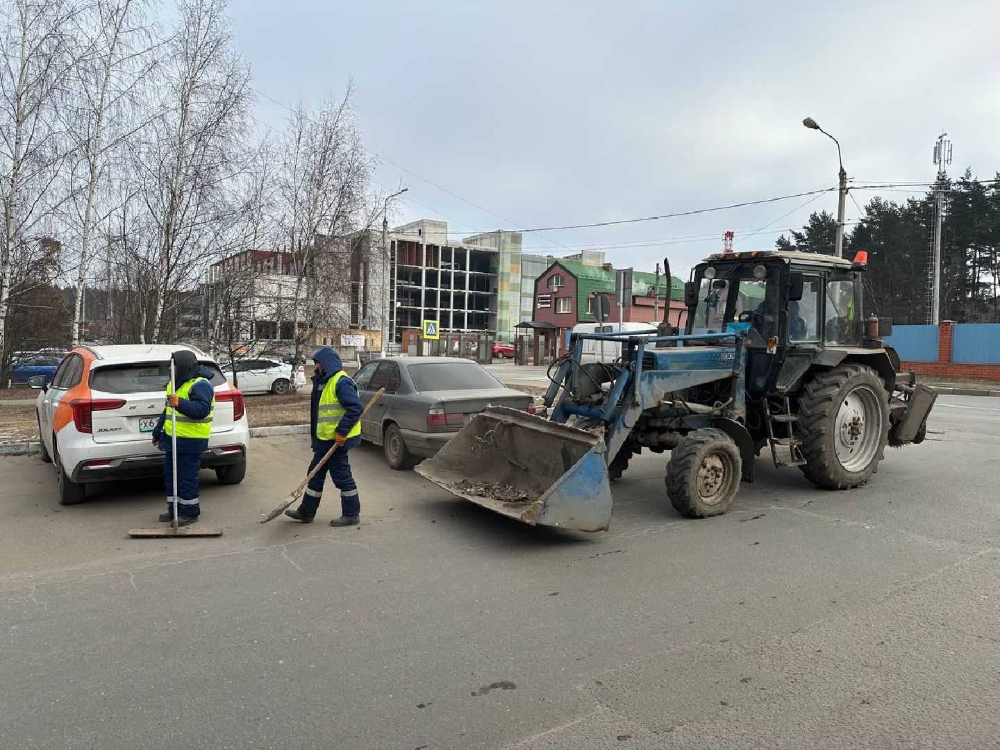 вертикалка, уборка города, домодедово, коммунальщики,